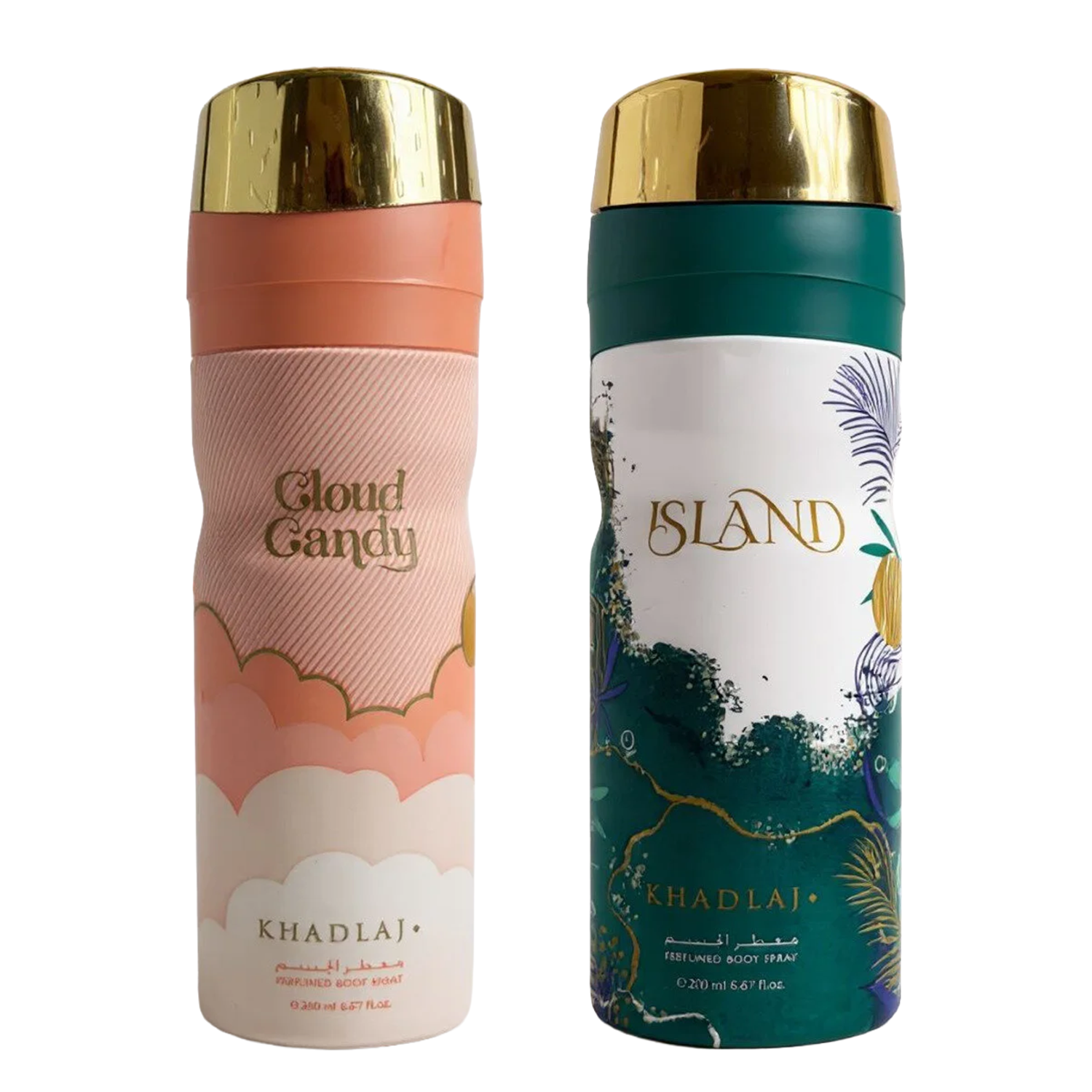 Khadlaj Island & Cloud Candy Body Spray for Everyone
