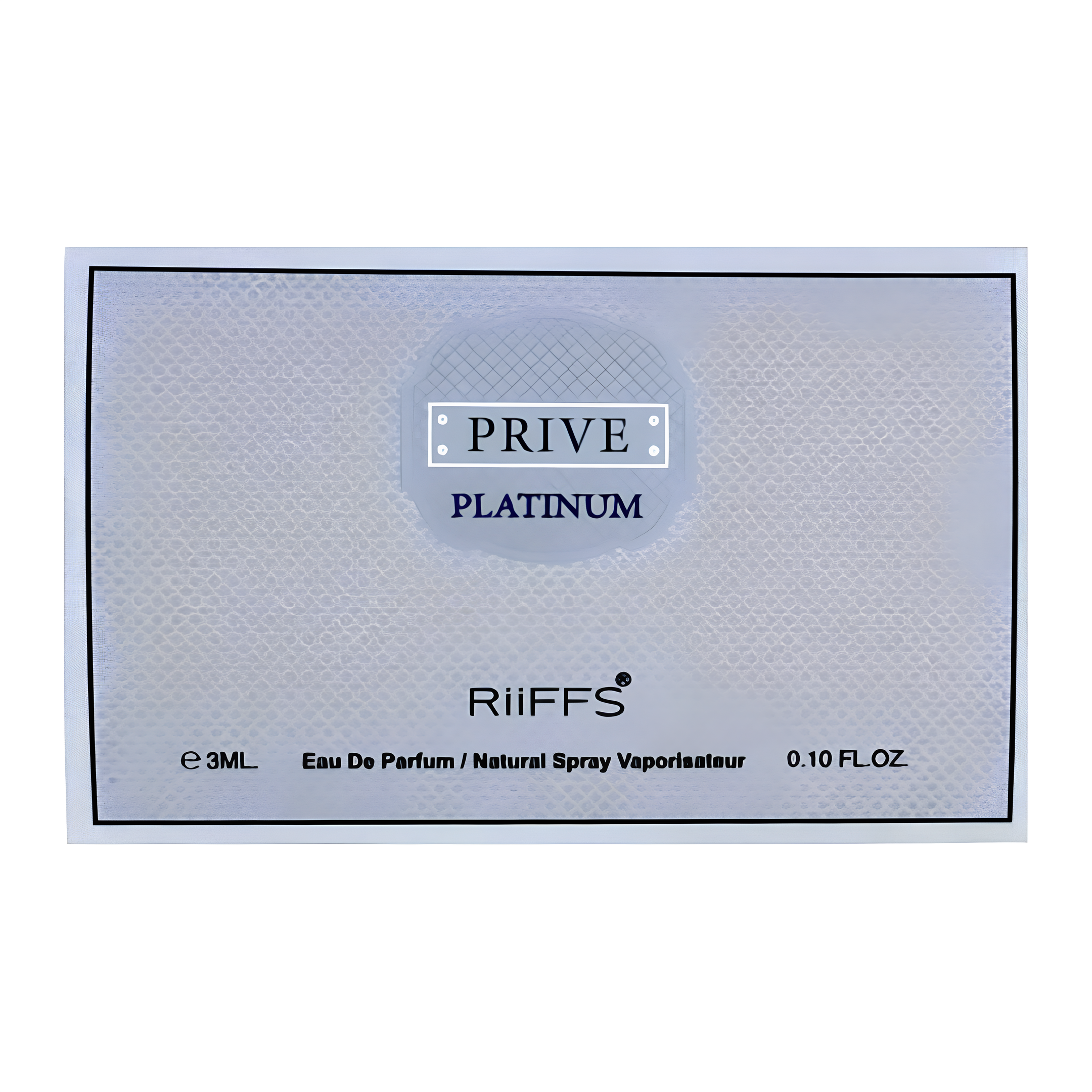 Riiffs Prive Platinum Extrait de Parfum for Men
