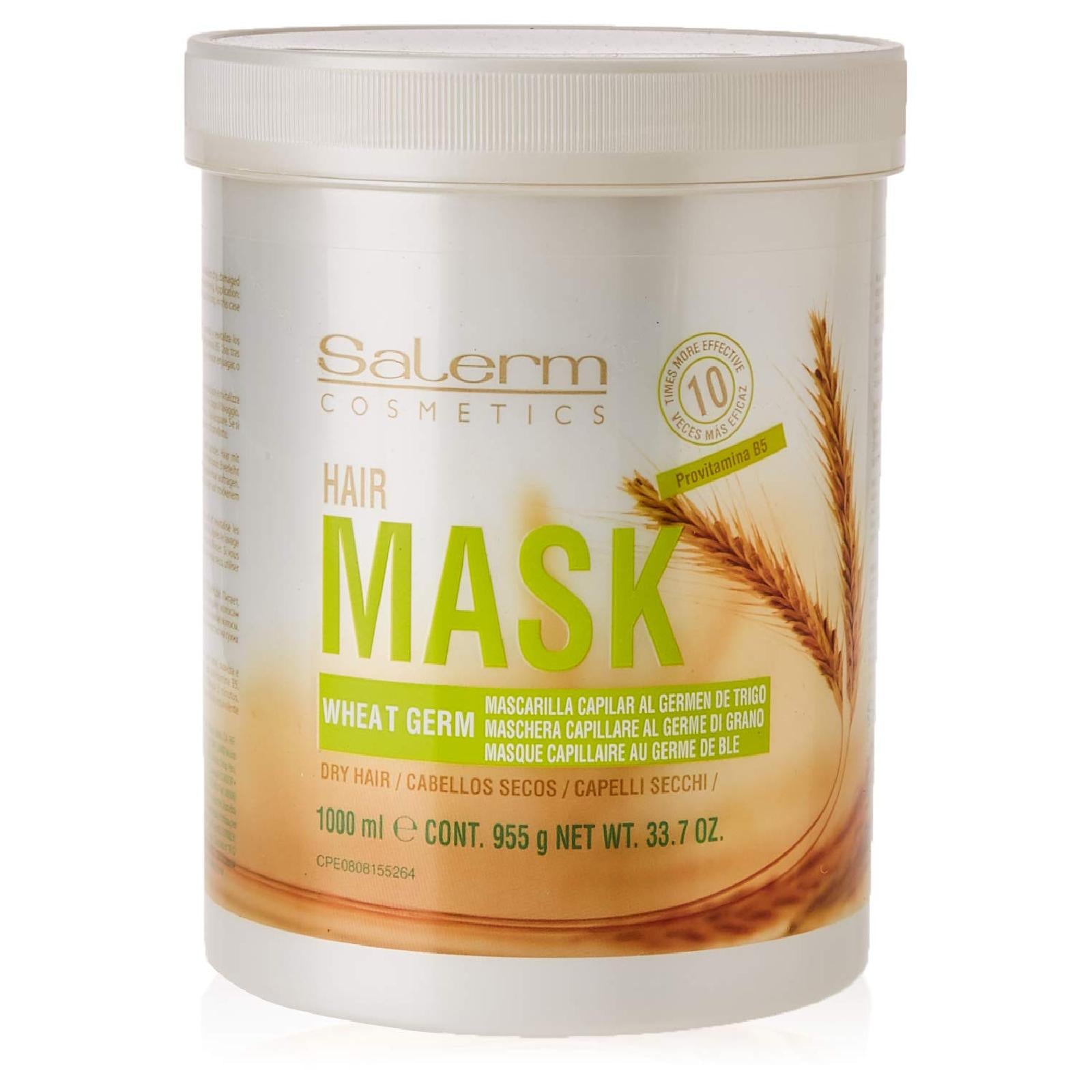 Salerm Wheat Germ Hair Mask For Dry Hair With Provitamin B5
