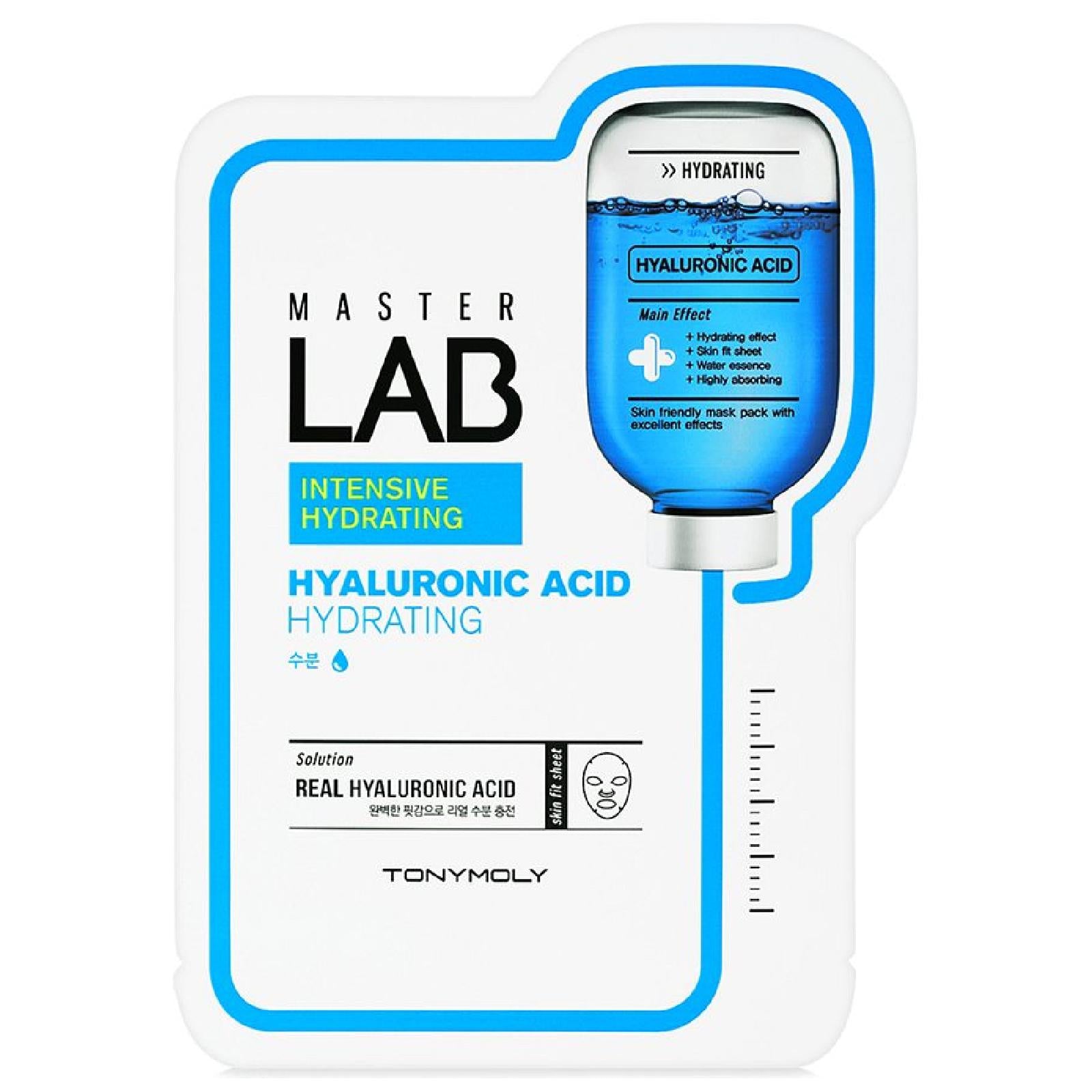 Tonymoly Master Lab Intensive Hydrating Real Hyaluronic Acid Mask Sheet
