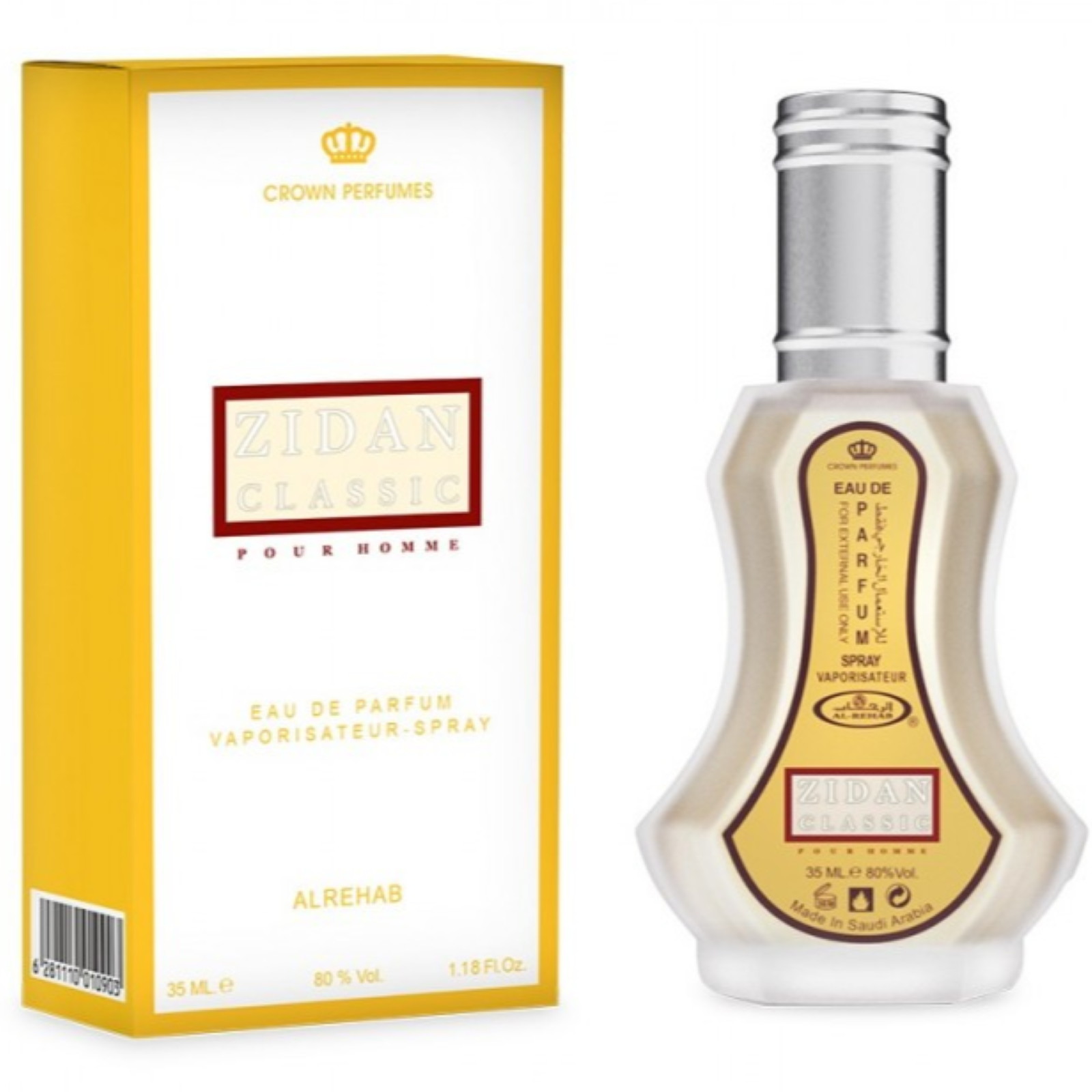 Al-Rehab Zidan Classic Eau de Parfum for Men