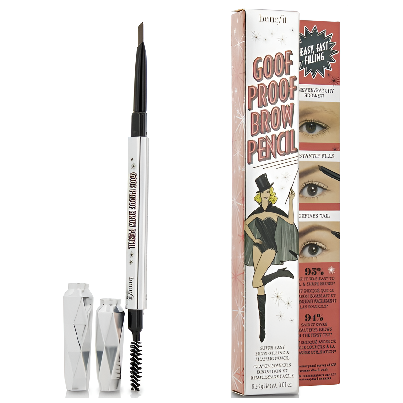 Benefit Goof Proof Brow Super Easy Brow-Filling & Shaping Pencil
