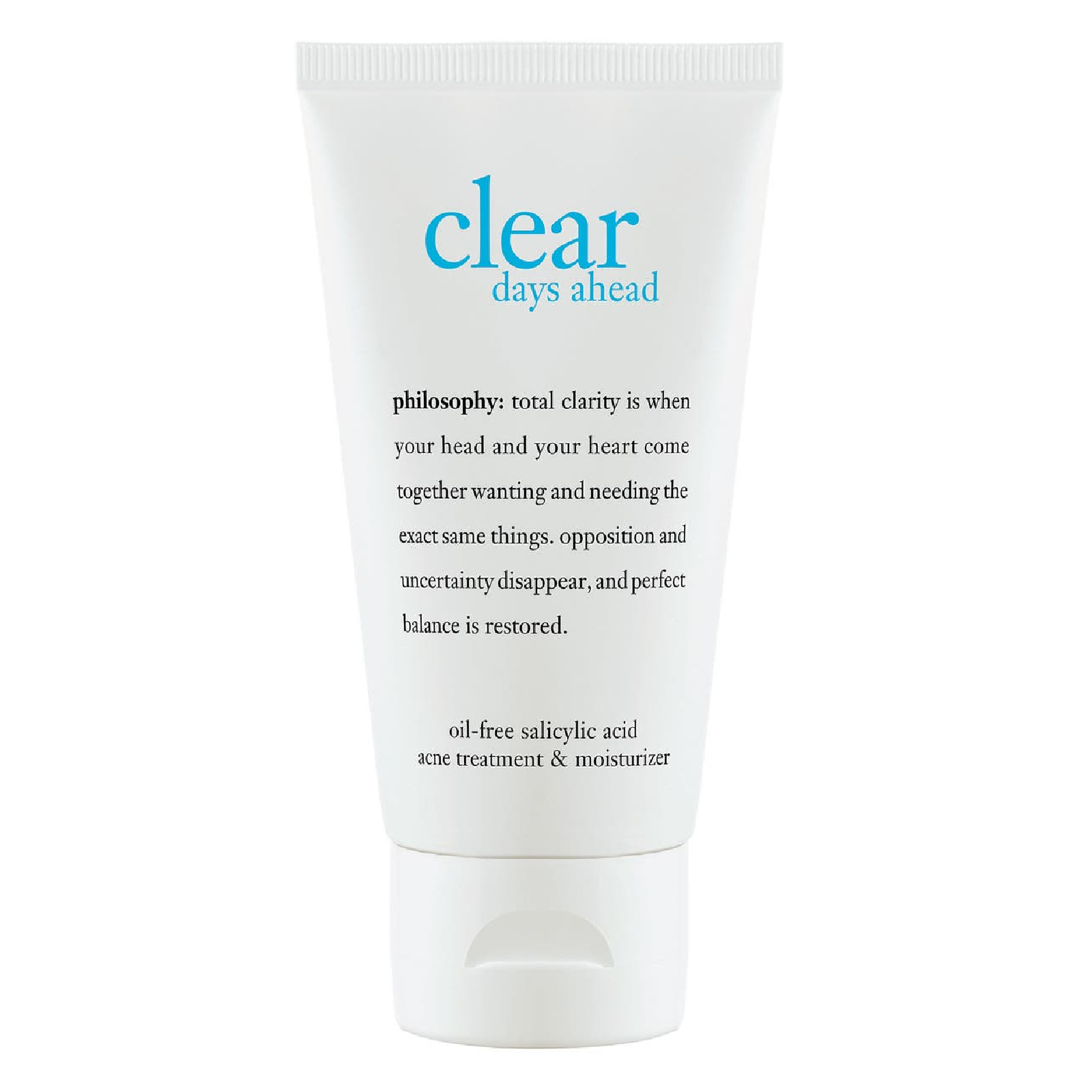 Philosophy Clear Days Ahead Oil-free Salicylic Acid Acne Treatment & Moisturizer