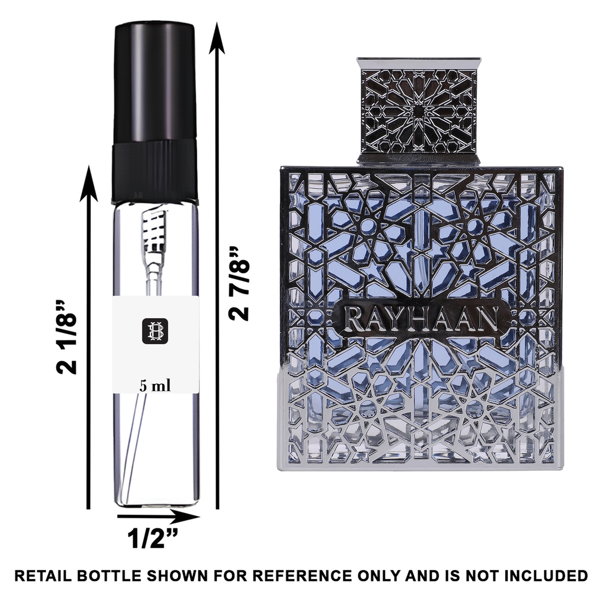 香水(男性用) Rayhaan Aquatica 100ml Rayhaan Aquatica Eau de Parfum for Men - Tropical Freshness