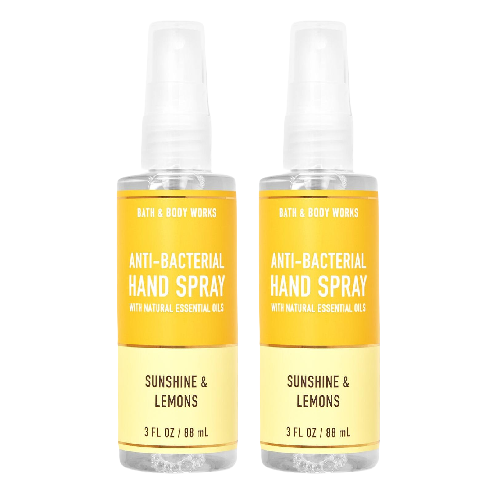 Bath & Body Works Sunshine & Lemons Anti Bacterial Hand Spray for Everyone