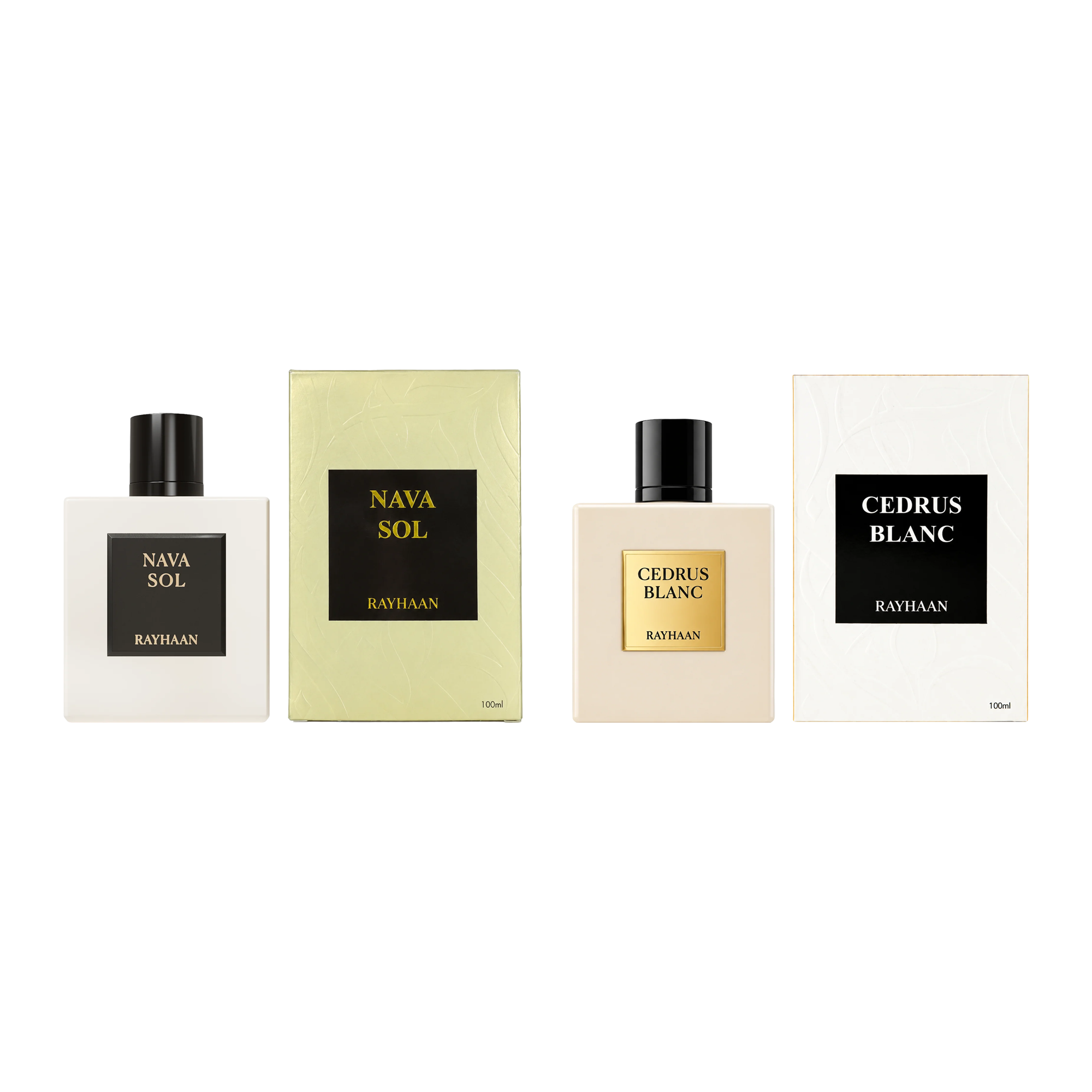 Rayhaan Nava Sol & Cedrus Blanc Fragrance Bundle for Everyone