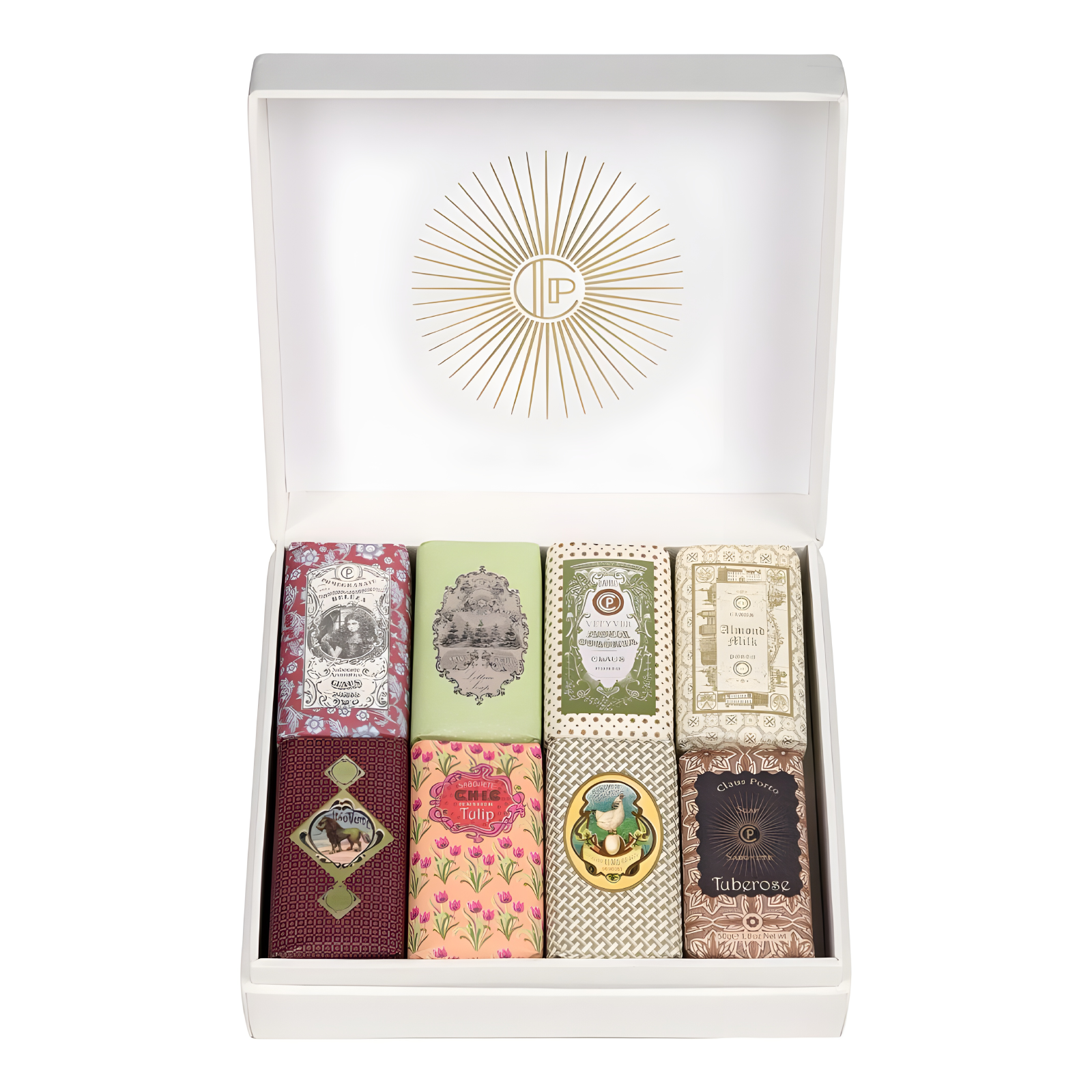 Claus Porto Classico Soap Box of 8 Gift Set - Luxurious Scents
