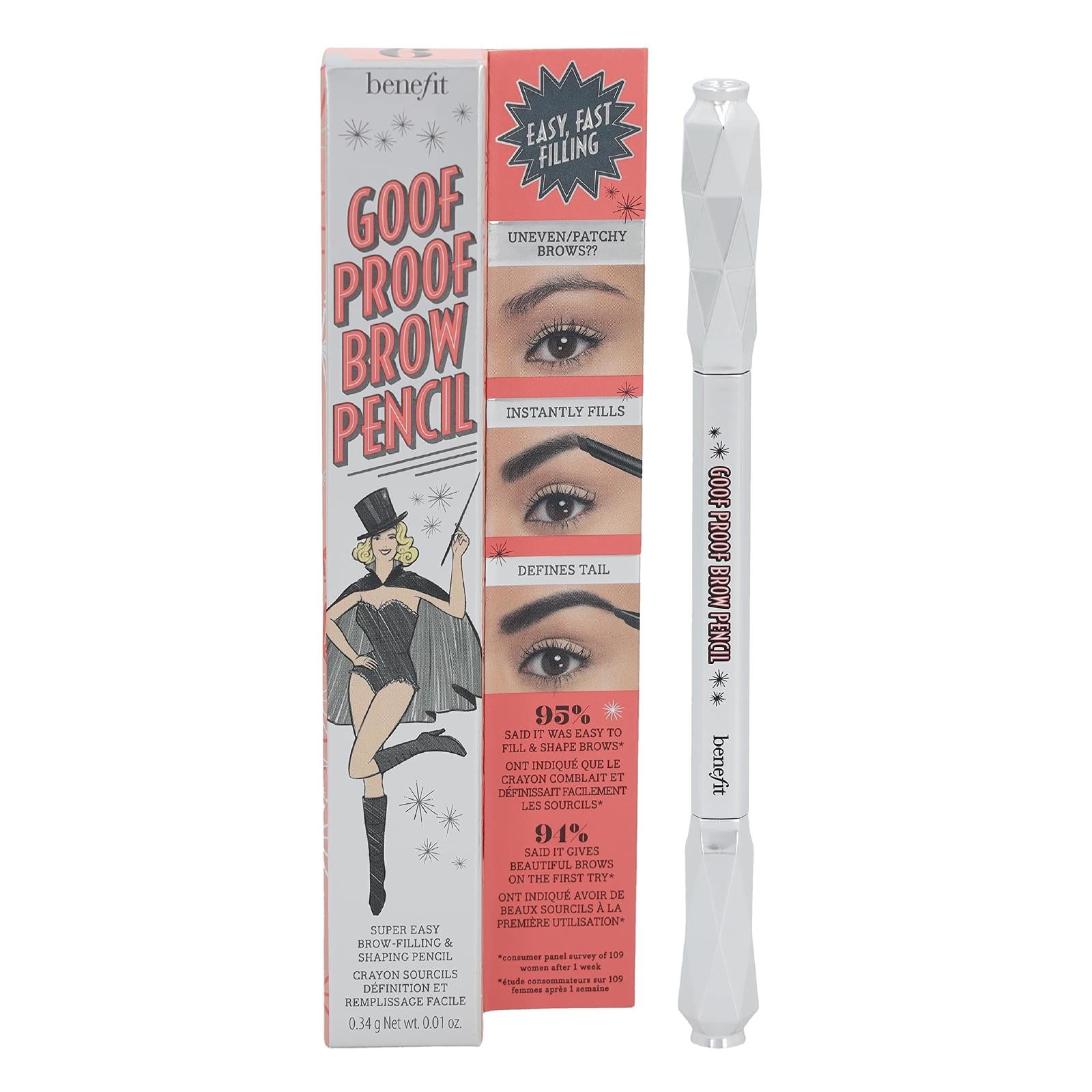 Benefit Goof Proof Brow Super Easy Brow-Filling & Shaping Pencil