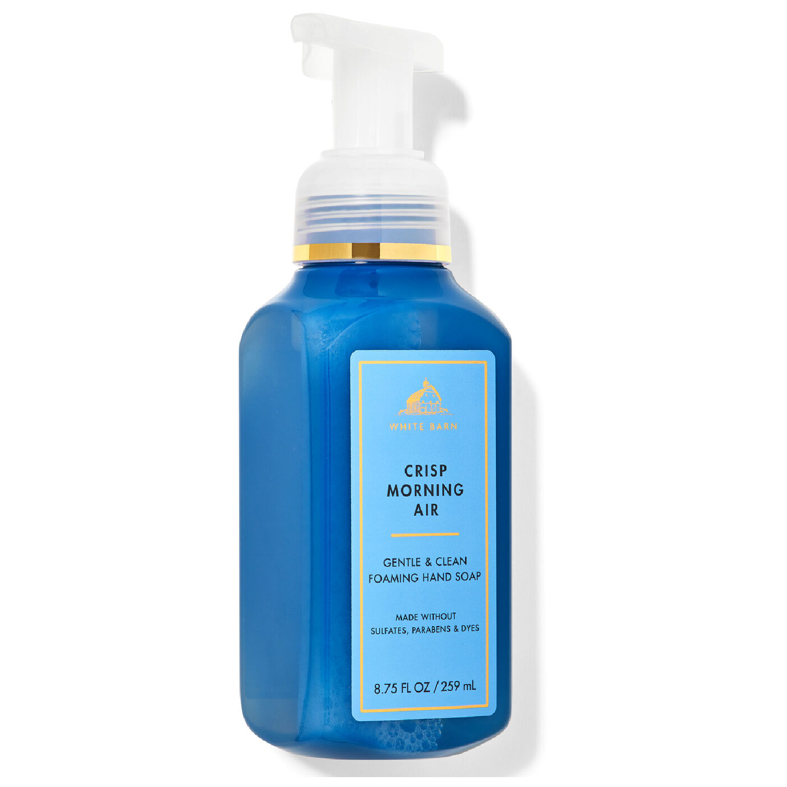 Bath & Body Works White Barn Black Crisp Morning Air Gentle Foaming Hand Soap