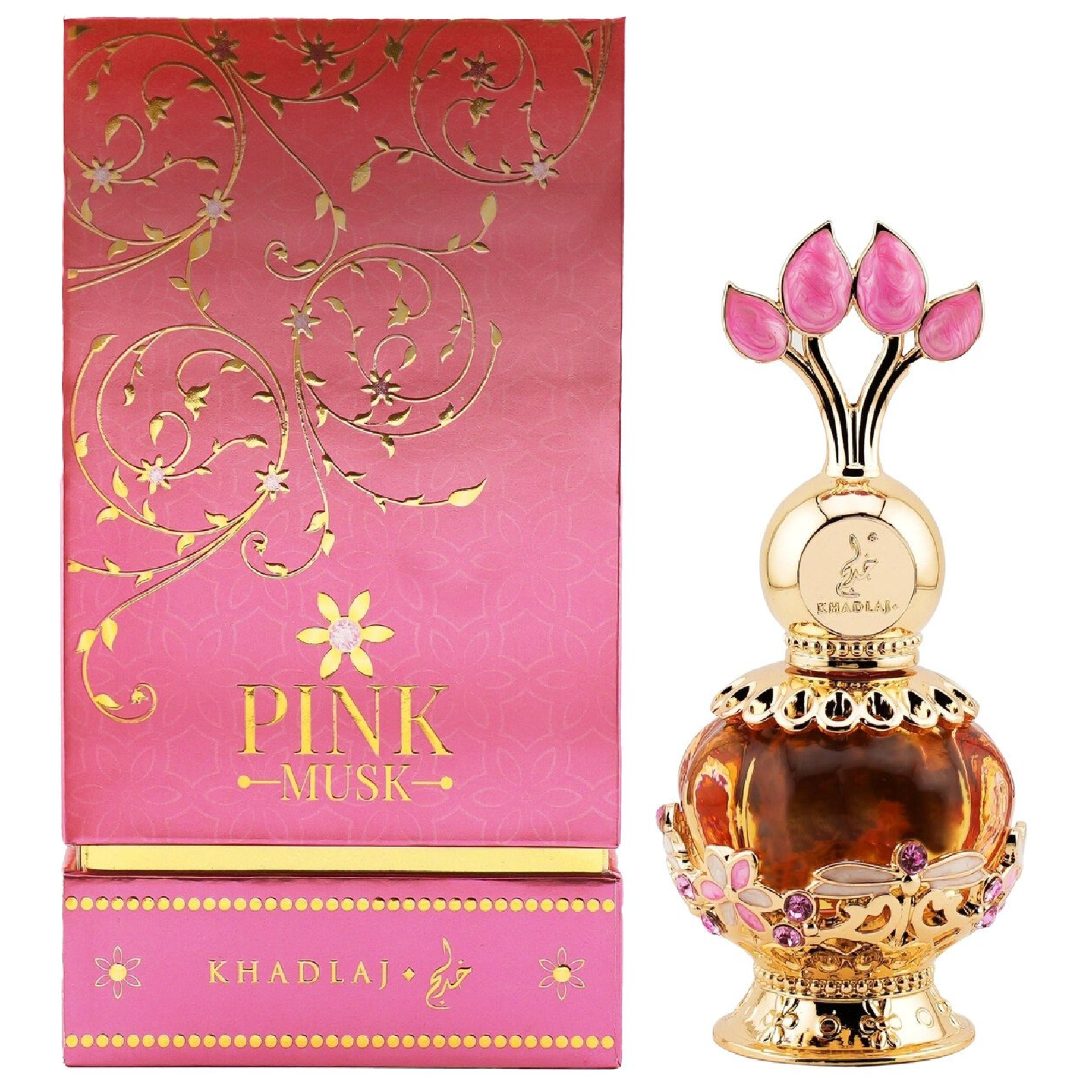 Khadlaj Pink Musk Concentrated Perfume Oil for Women