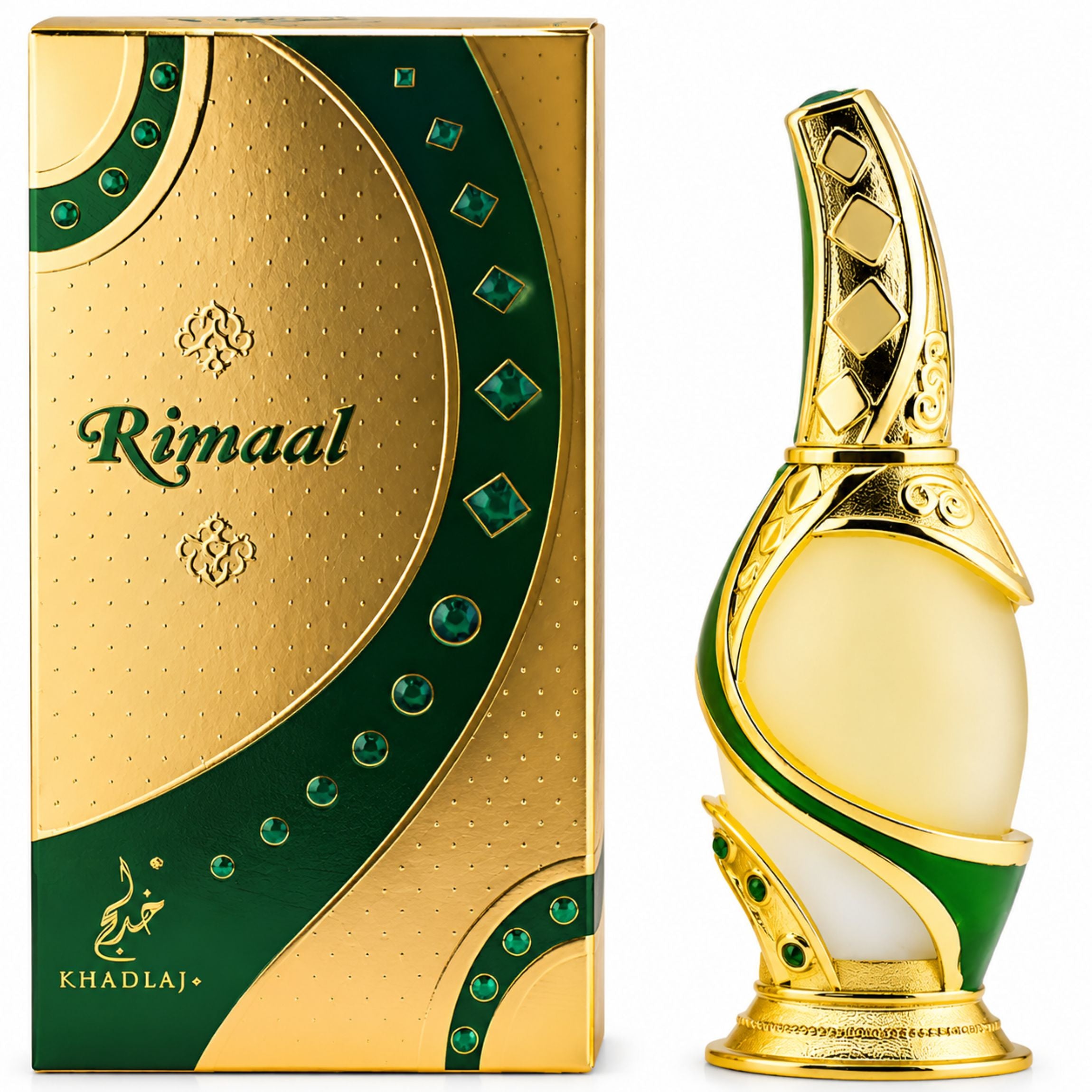 Khadlaj Rimaal Green Concentrated Perfume Oil for Everyone