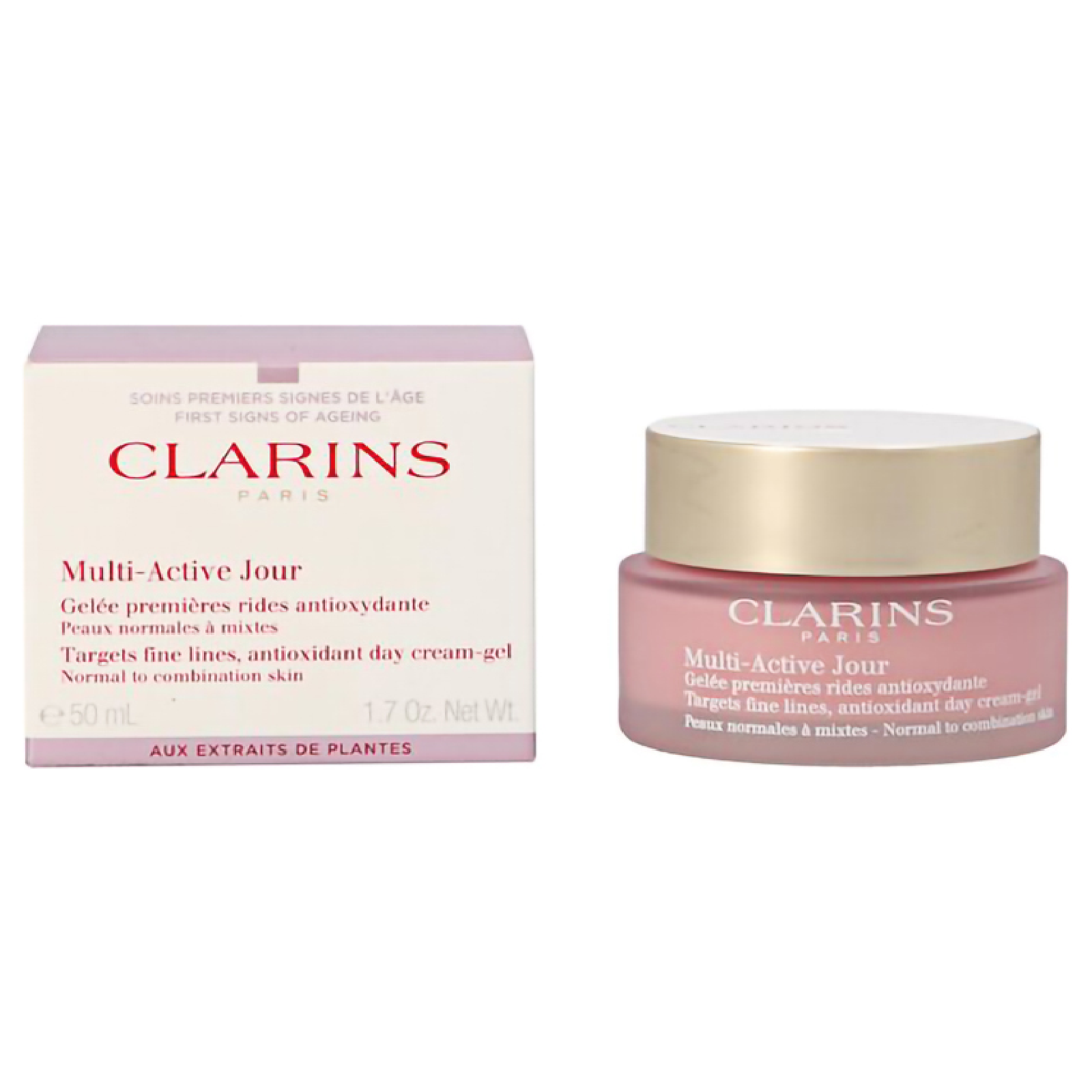 Clarins Multi Active Jour Targets Fine Lines Antioxidant Day Cream for Women