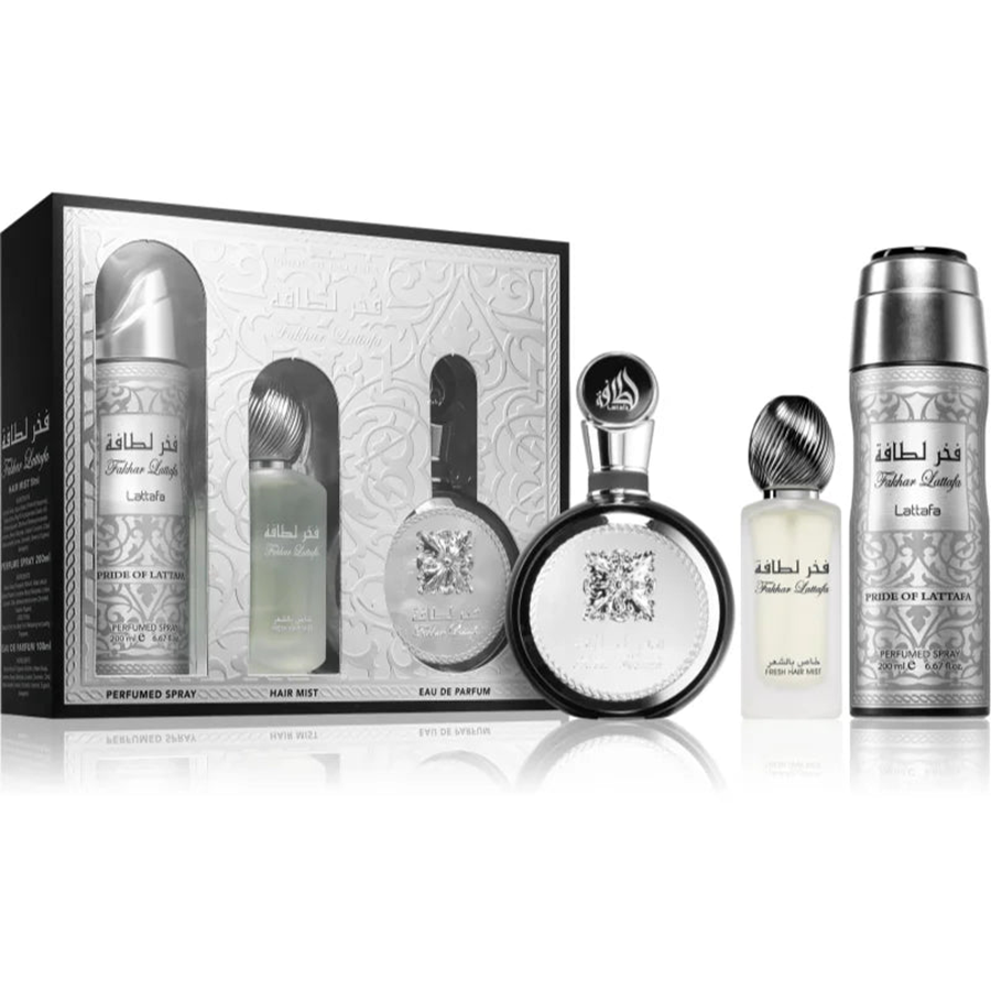 Lattafa Fakhar 3 Pcs Gift Set for Men