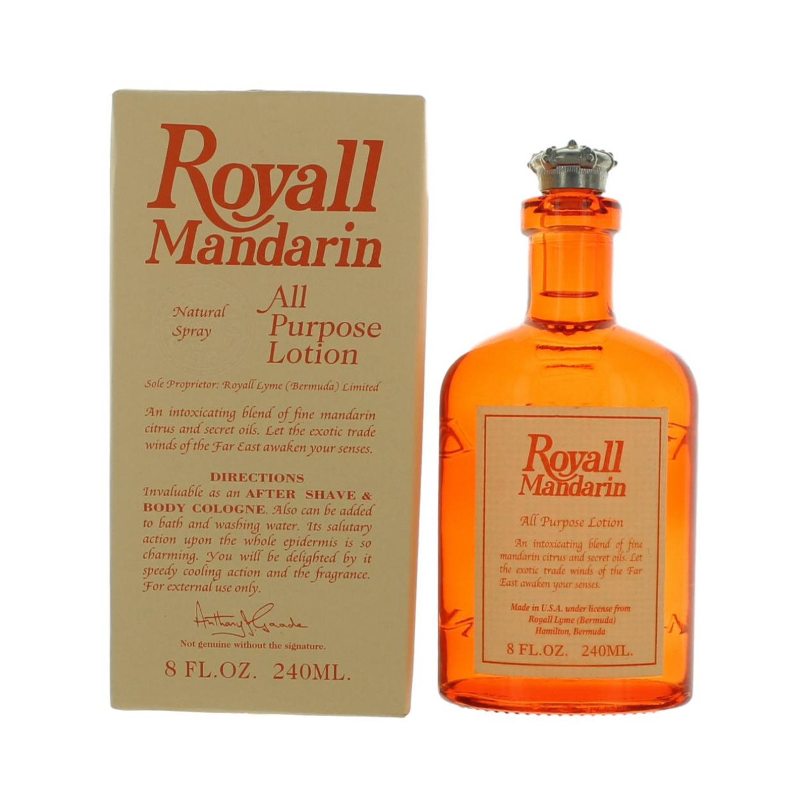 Royall Mandarin (orange) All Purpose Lotion