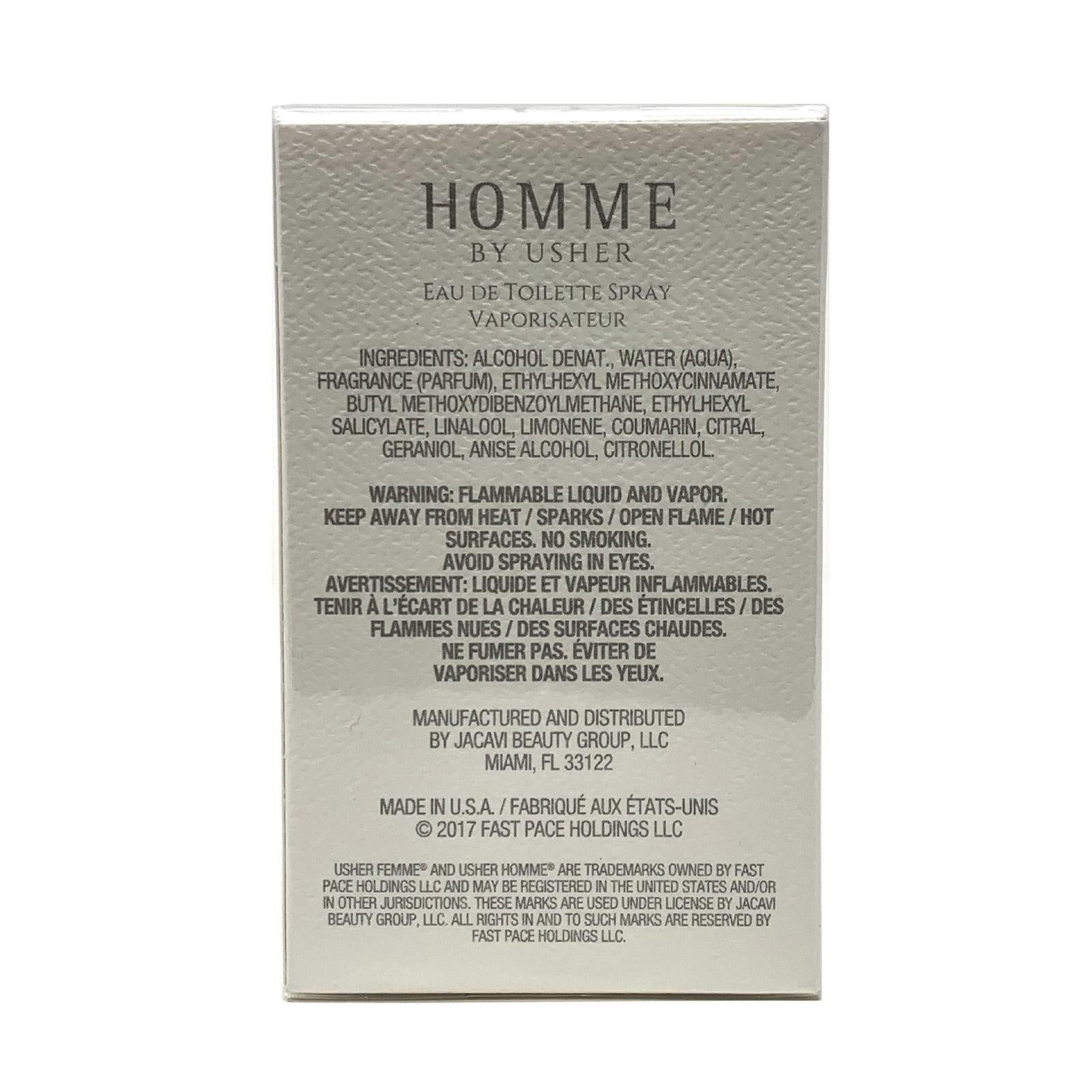 Usher Homme Eau de Toilette for Men