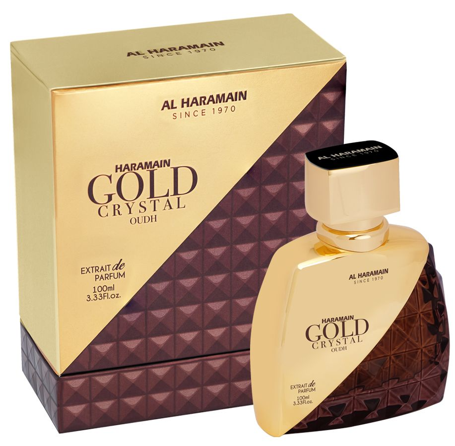 Al Haramain Gold Crystal Oudh Extrait de Parfum for Men