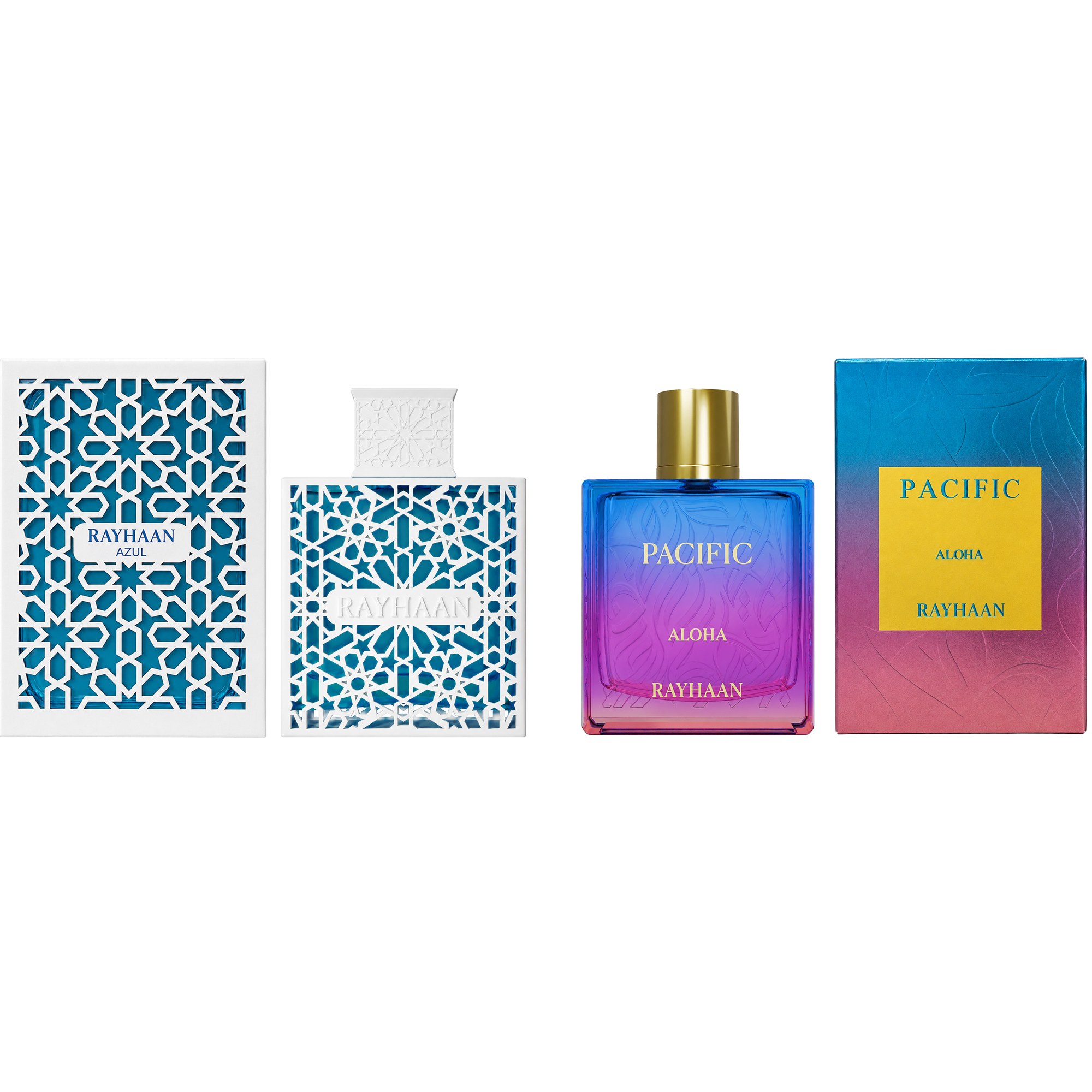Rayhaan Azul & Pacific Aloha Fragrance Bundle for Everyone