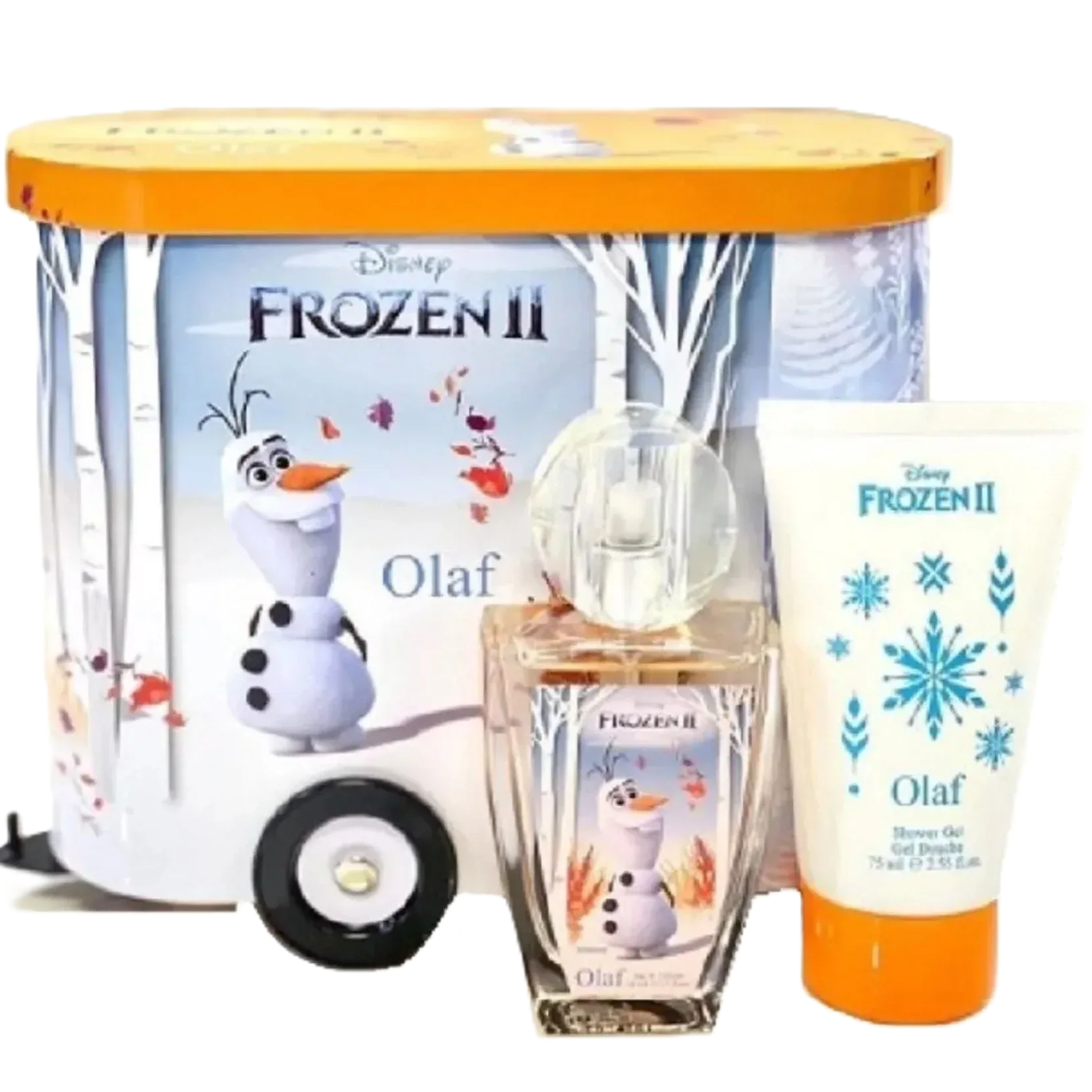 Disney Frozen II Olaf Tin Train Wagon Gift Set for Everyone