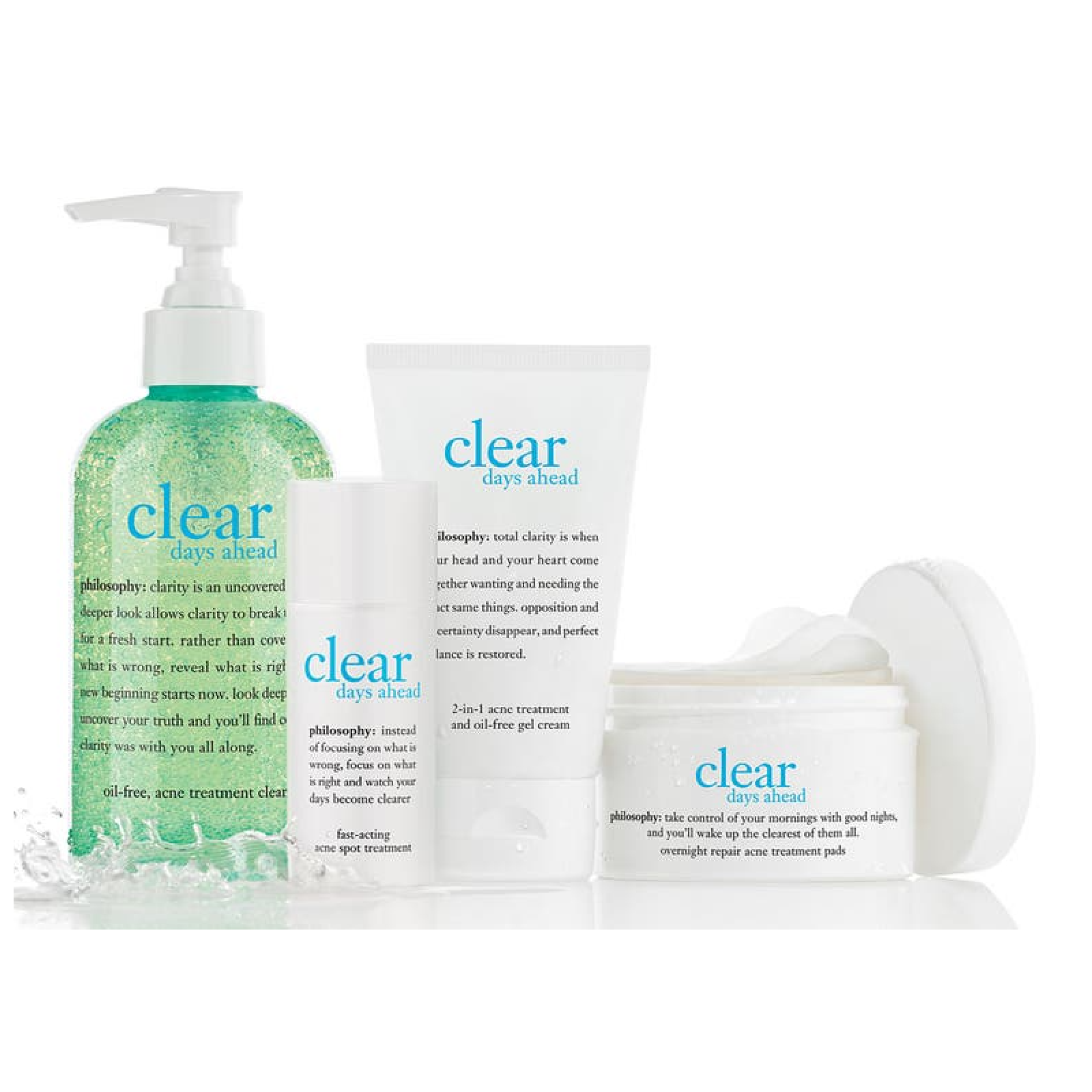 Philosophy Clear Days Ahead Oil-free Salicylic Acid Acne Treatment & Moisturizer