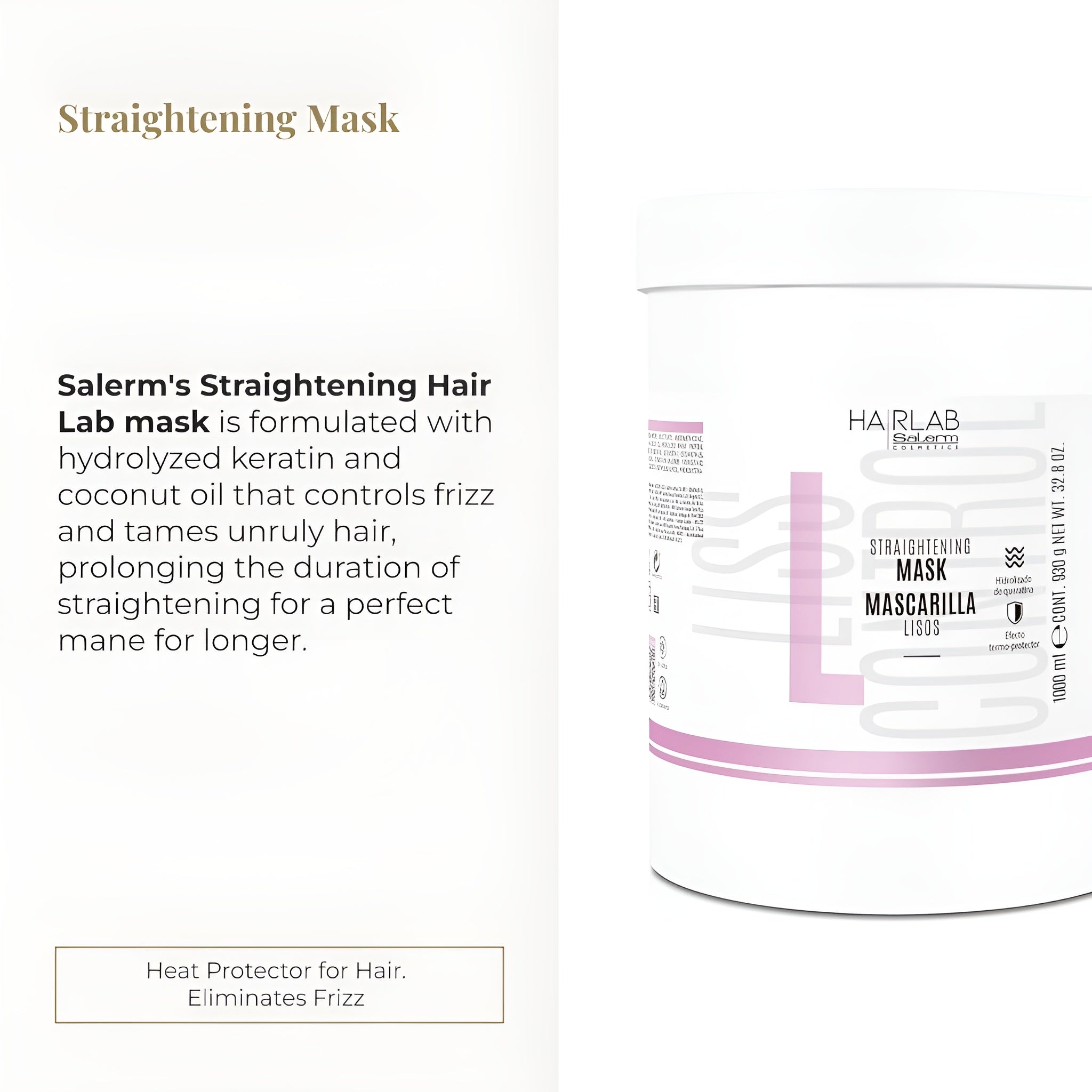 Salerm Hairlab Mascarilla Lisos