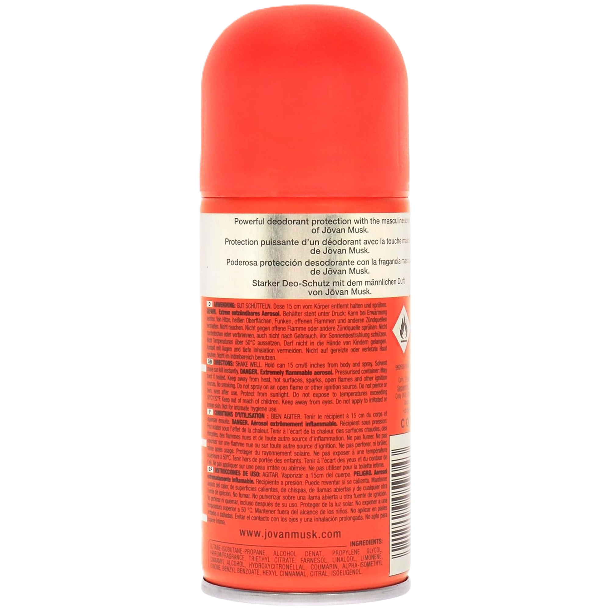 Jovan Musk Body Spray for Men