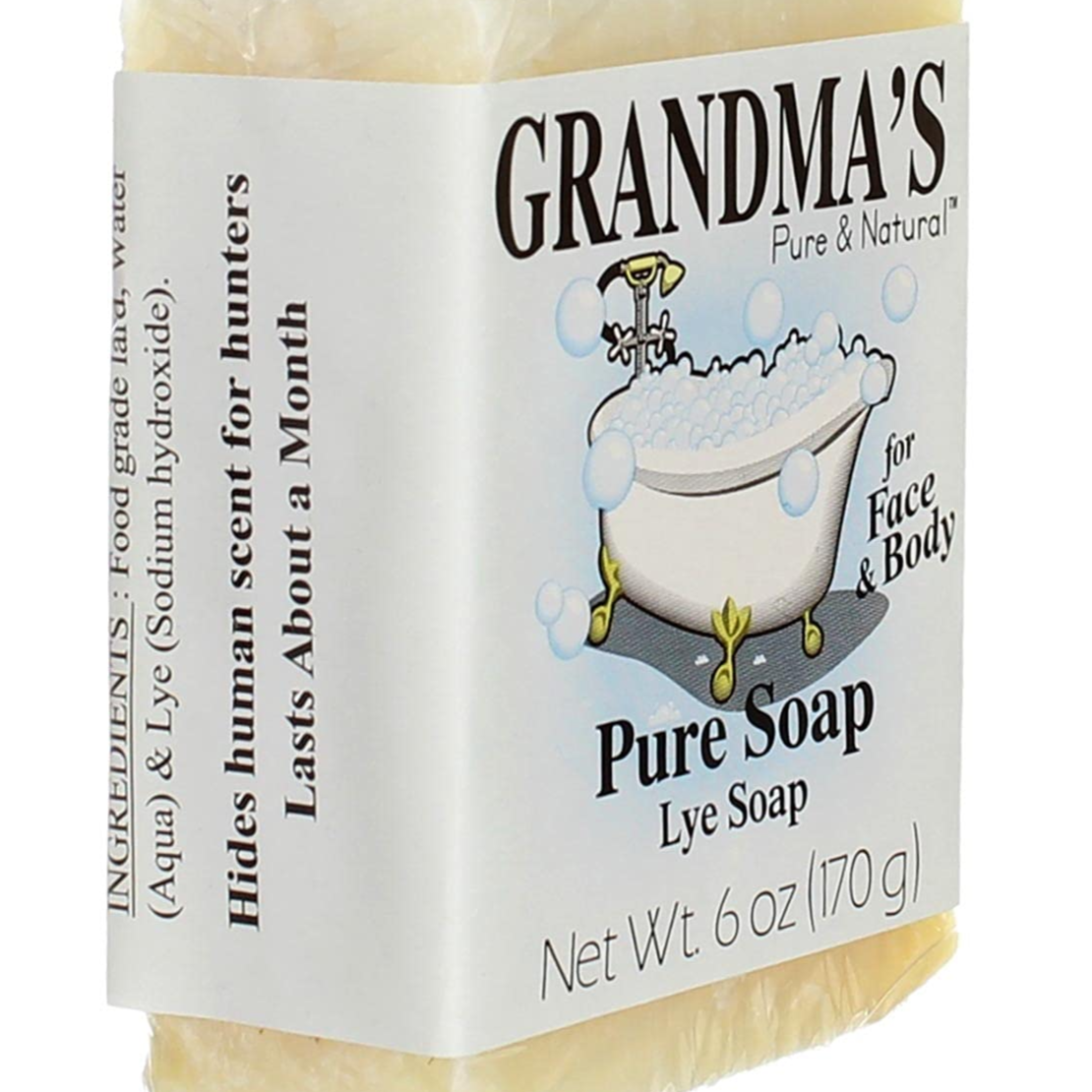 Grandma's Pure Lye Soap Bar