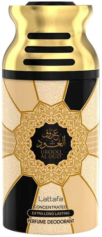 Lattafa Urooq Al Oud Concentrated Deodorant Spray for Everyone