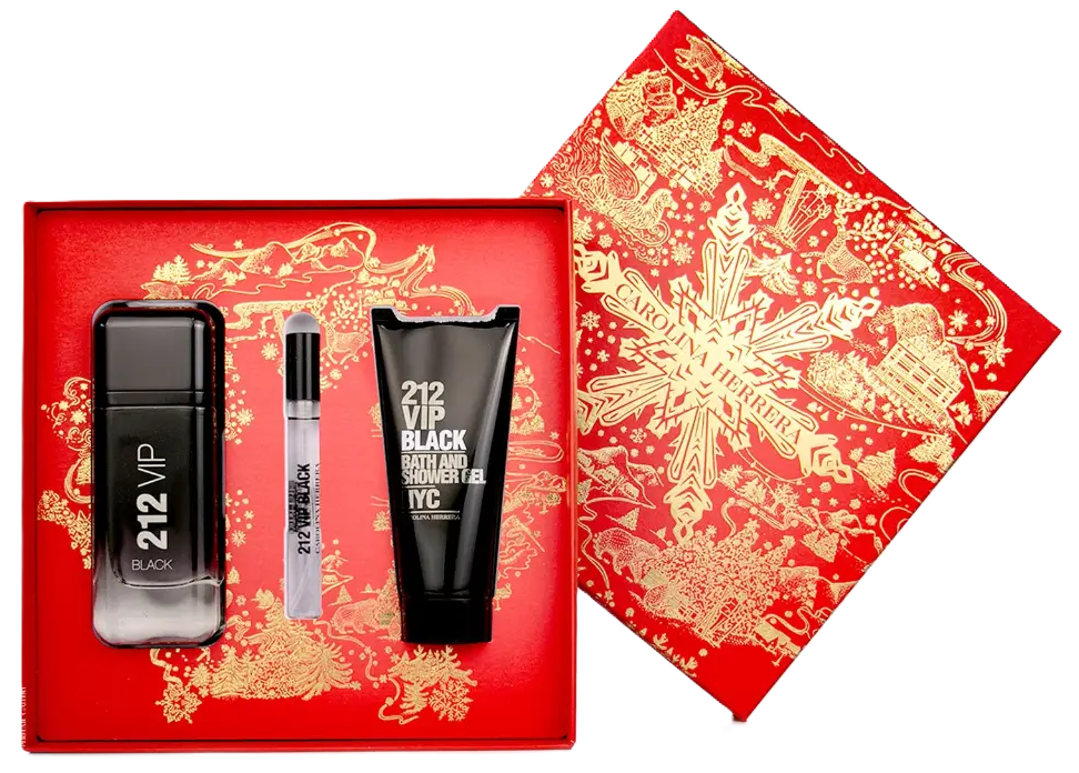 Carolina Herrera 212 Vip Black Gift Set for Men