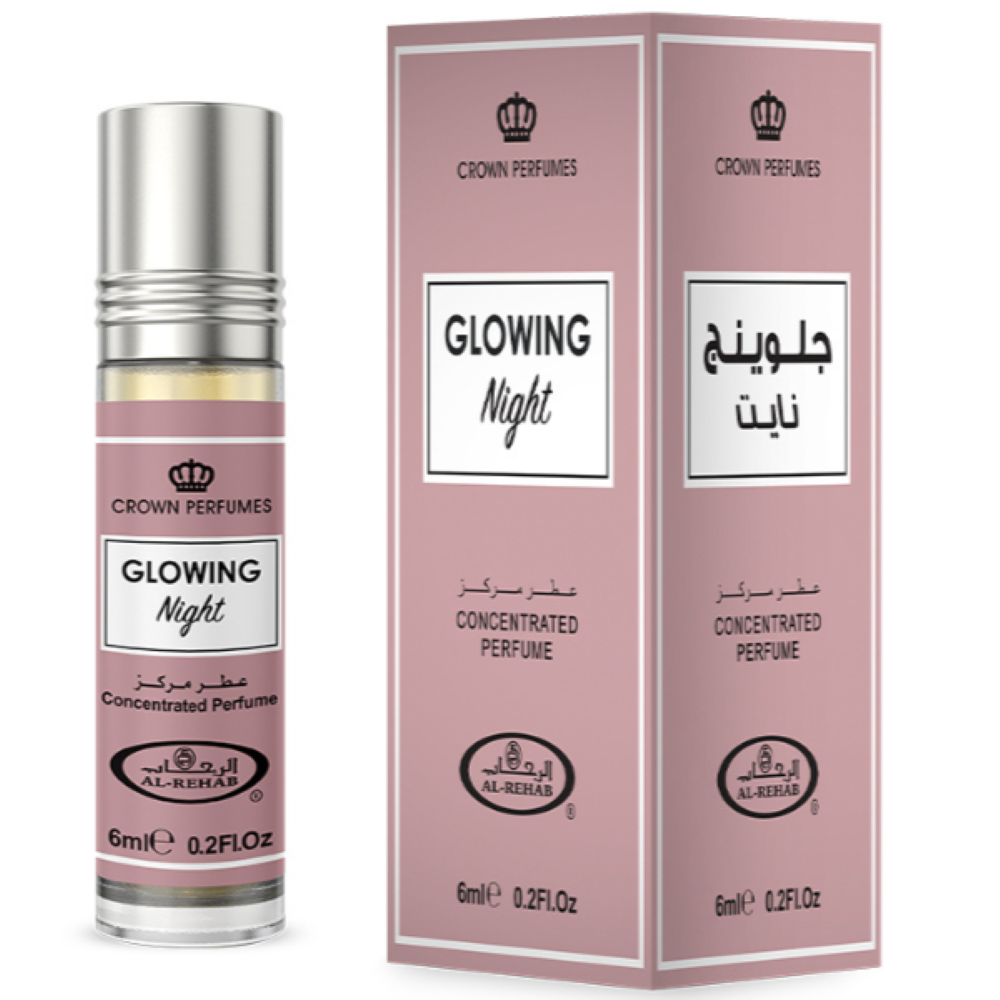 Al-Rehab Glowing Night Concentrated Perfume Roller Ball for Women