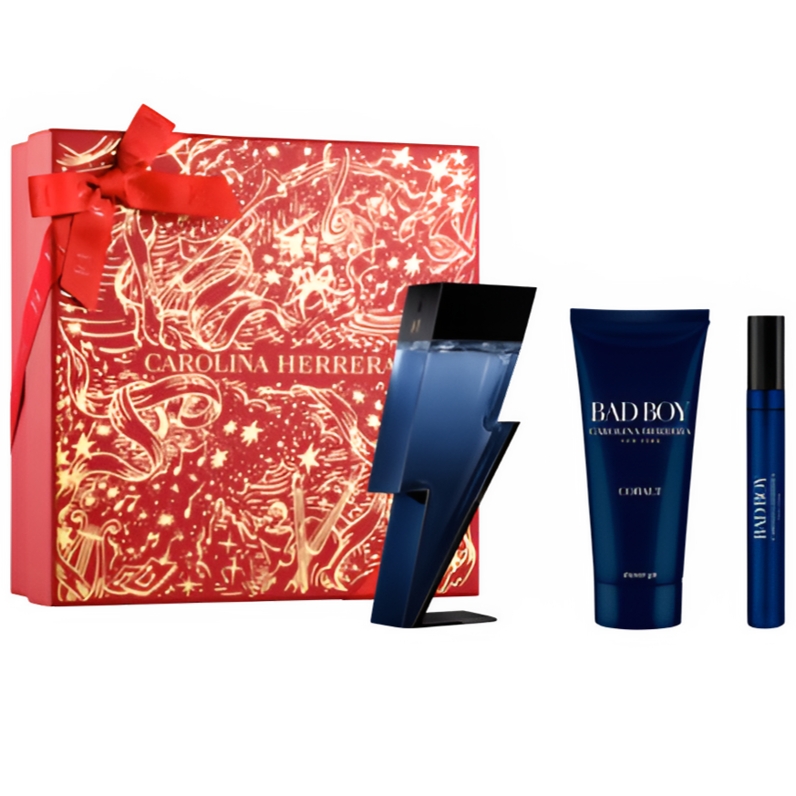 Carolina Herrera Bad Boy Cobalt Gift Set for Men