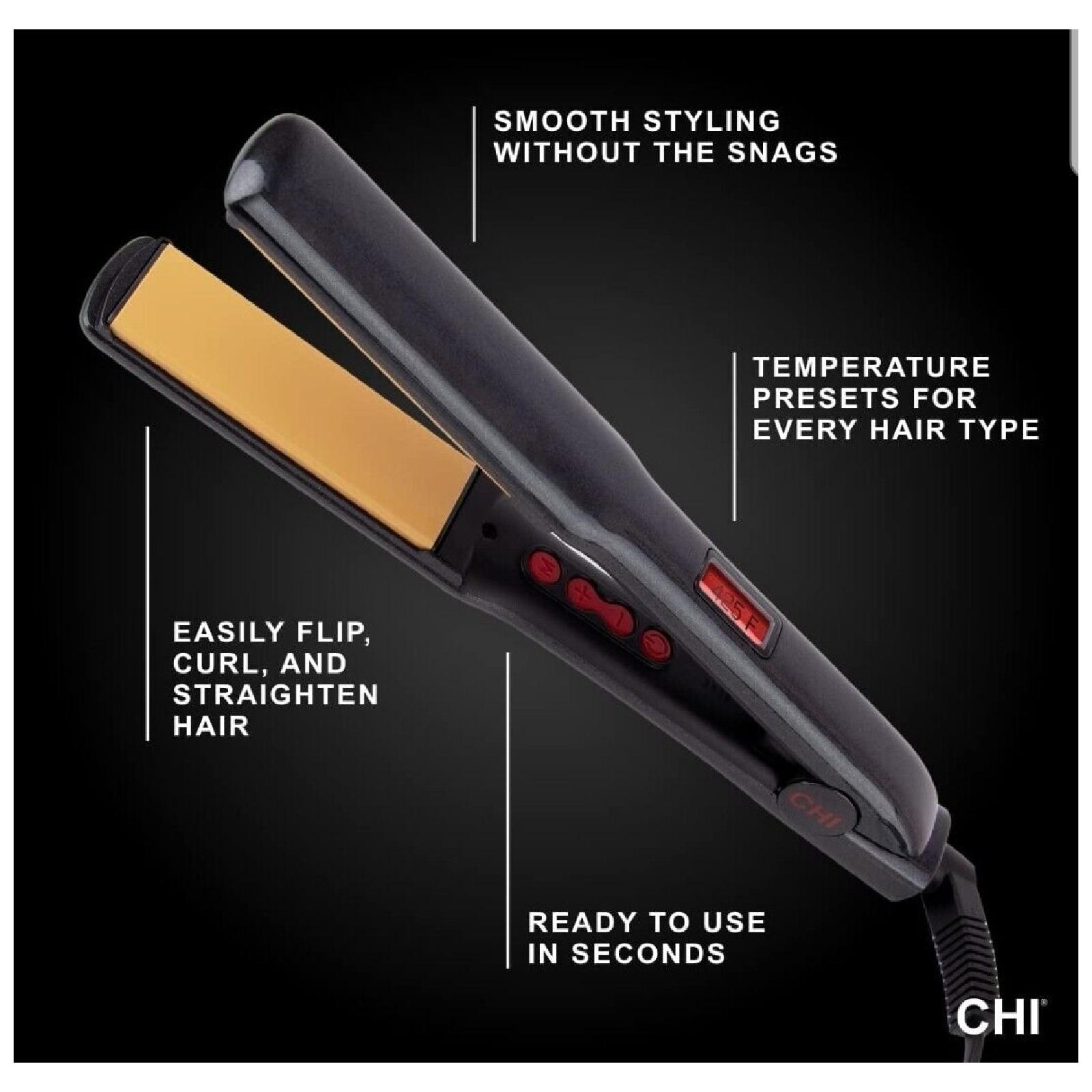 CHI G2 Ceramic & Titanium Infused Hairstying Iron