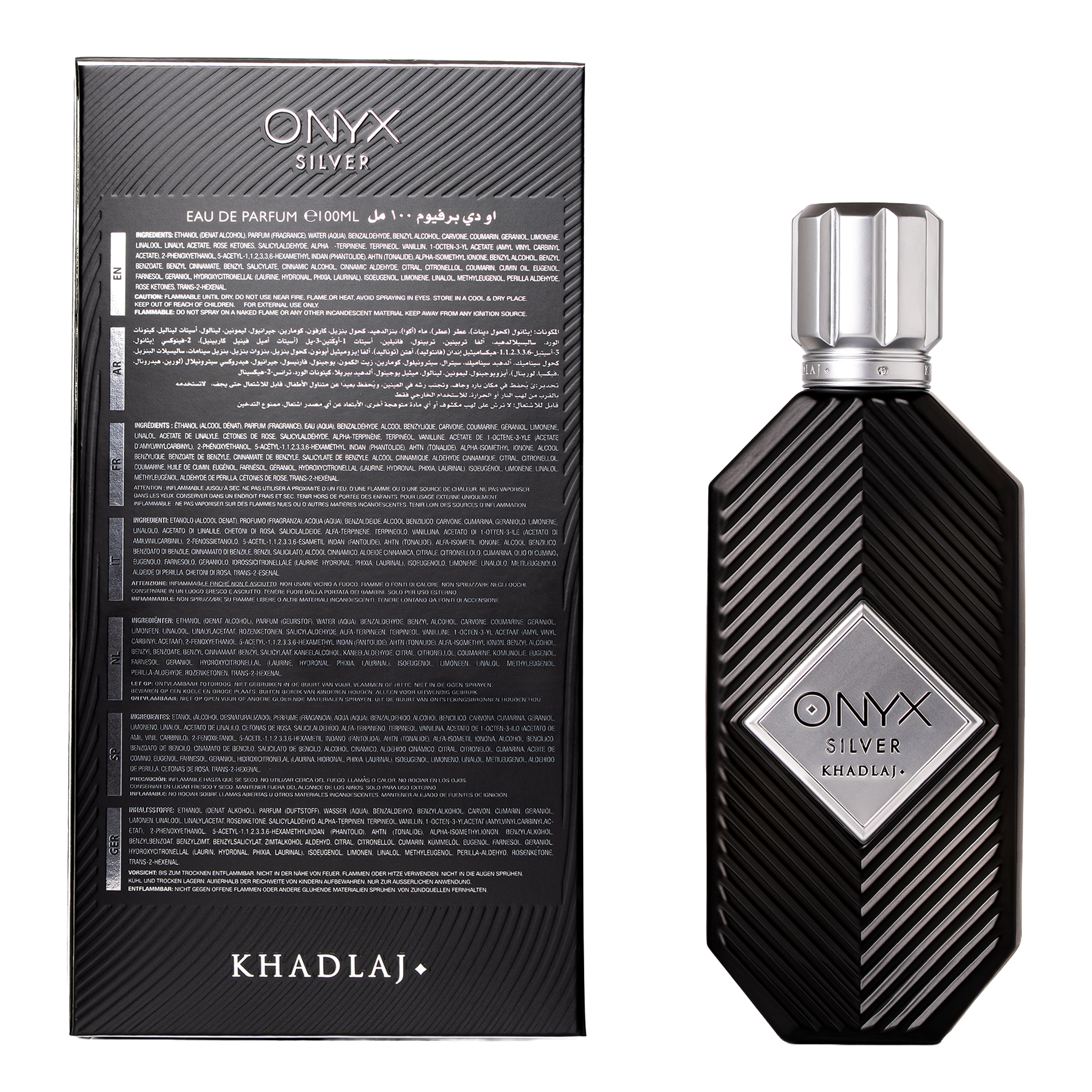 Khadlaj Onyx Silver Eau de Parfum for Men