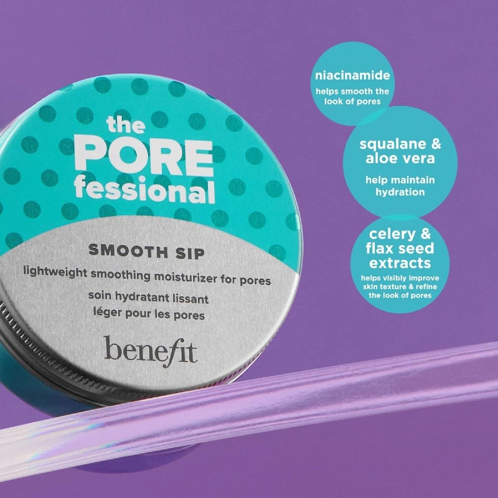 Benefit The Porefessional Smooth Sip Lightweight Smoothing Moisturizer for Pores