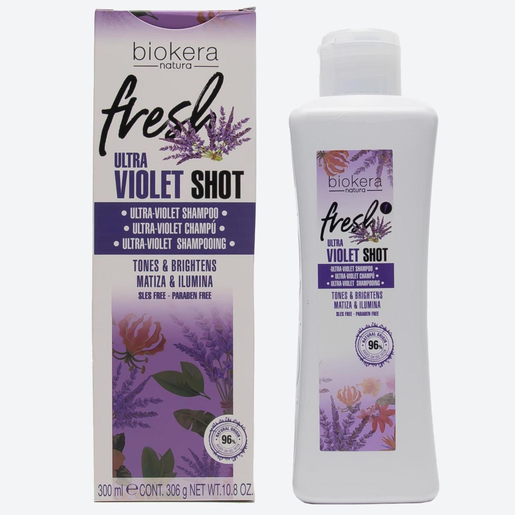 Salerm Biokera Fresh Violet Colour Protection Shampoo
