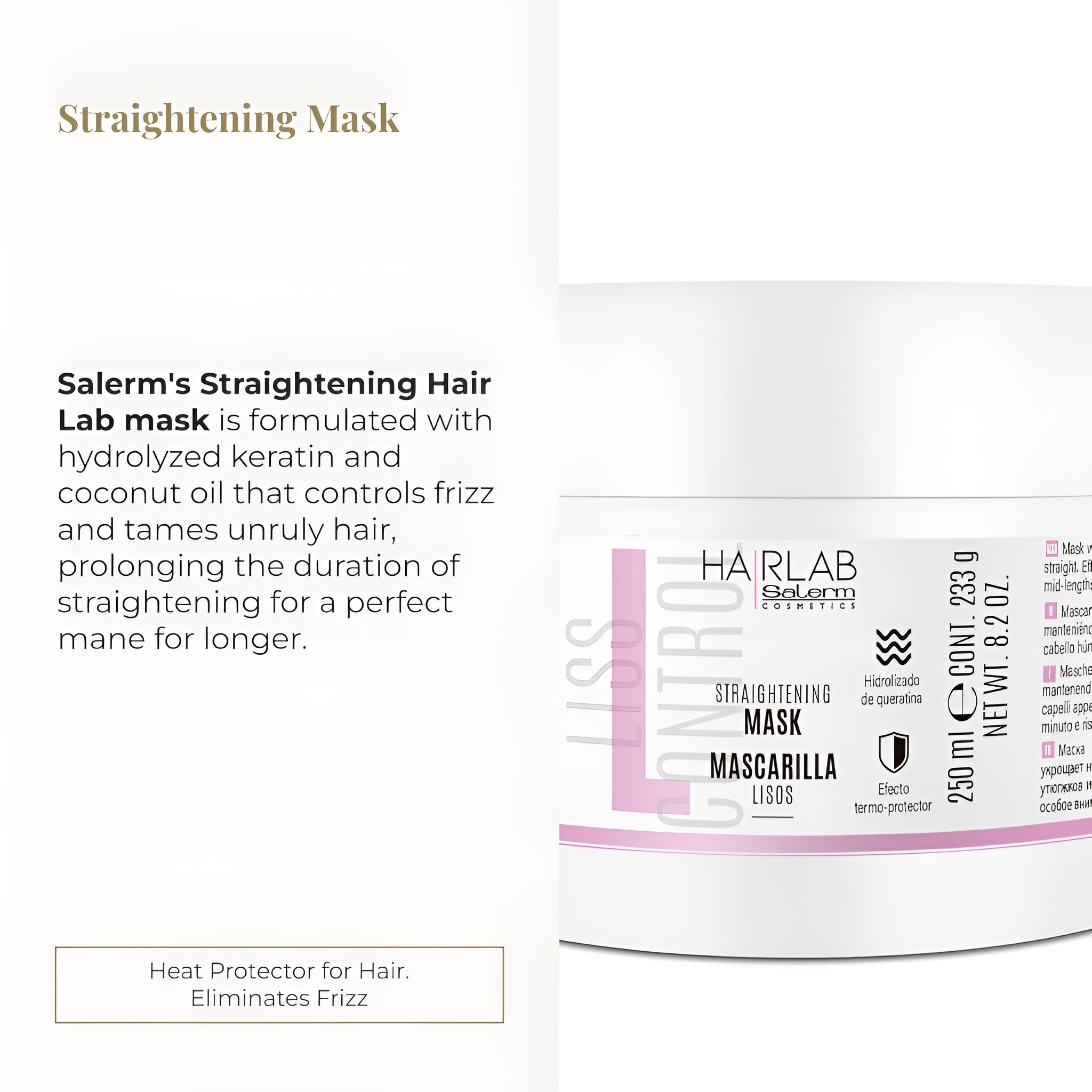 Salerm Hairlab Mascarilla Lisos