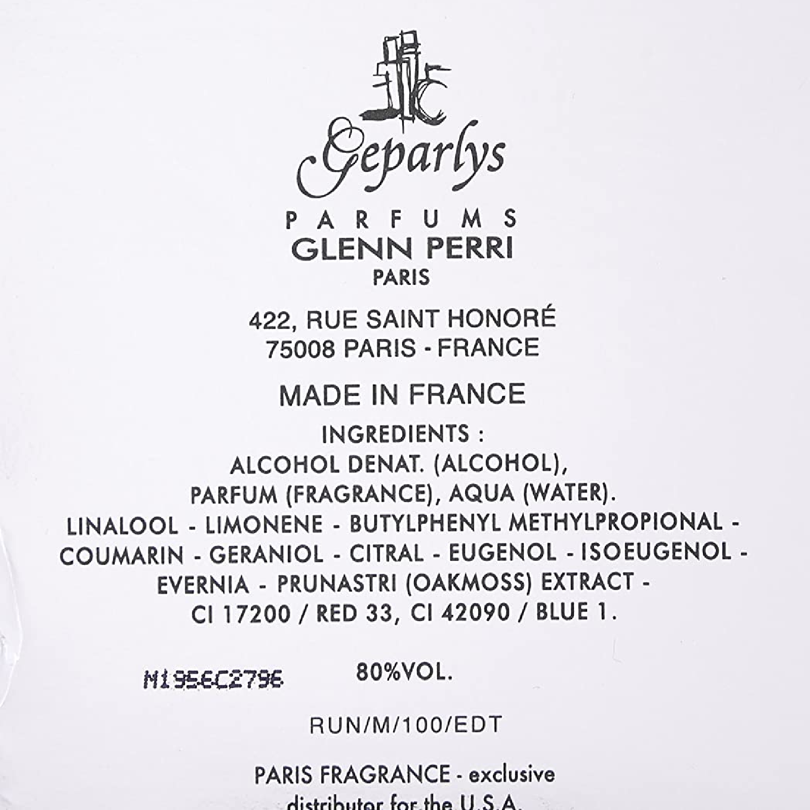 Glenn Perri Unpredictable Eau de Toilette for Men