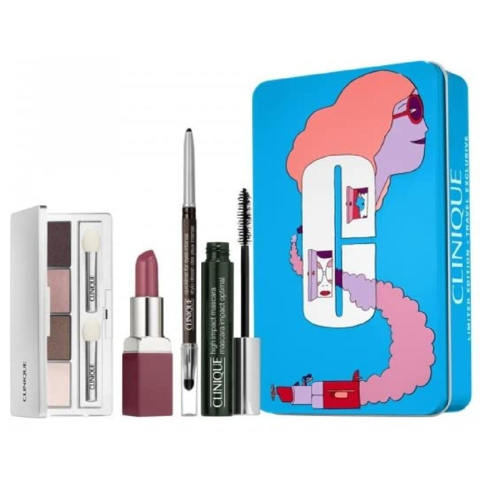 Clinique After Sundown Makeup Set - Travel Exclusive Gift Set