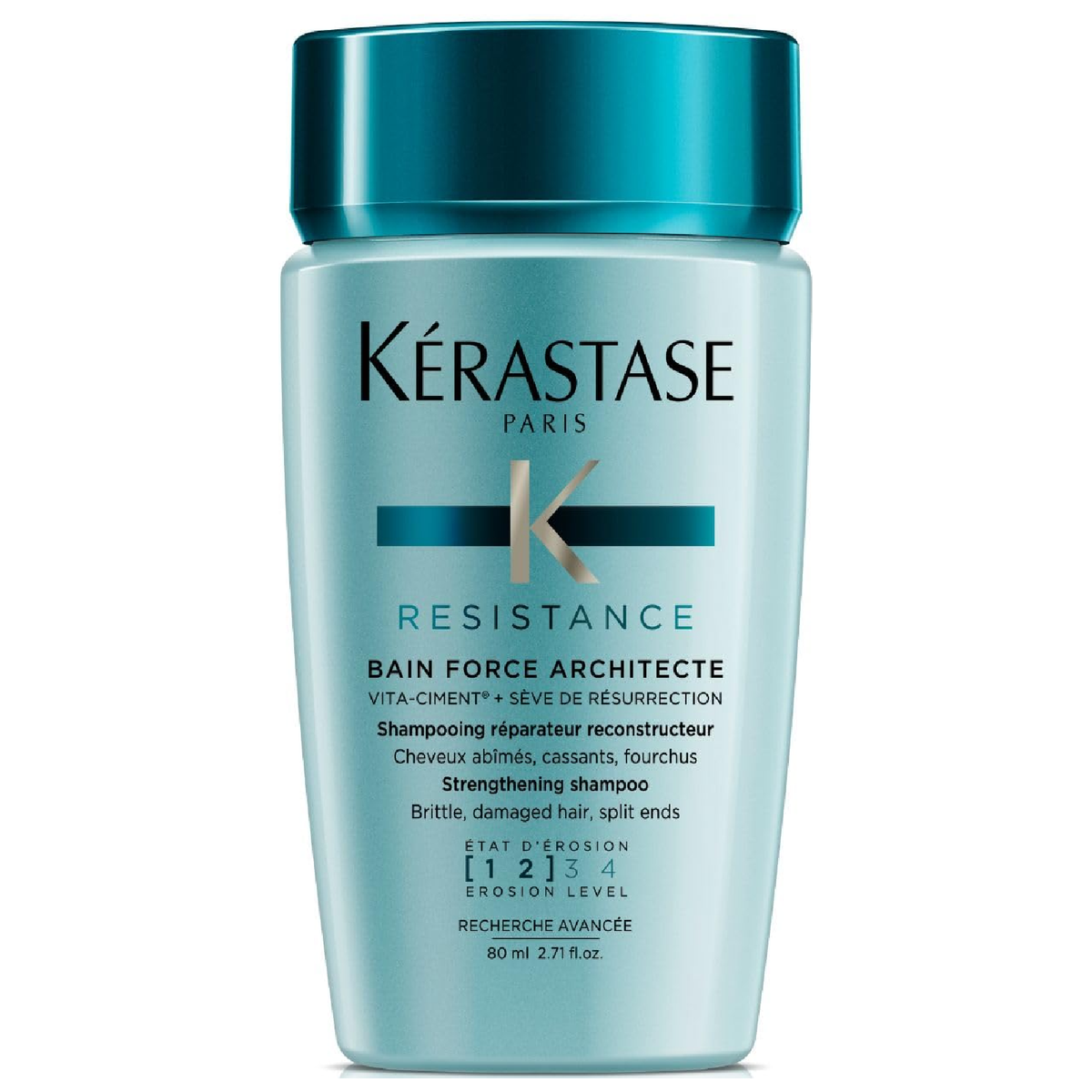 Kerastase Resistance Bain Force Architecte Shampoo - Shine & Strength Kerastase Resistance Bain Force Architecte Shampoo - Shine & Strength