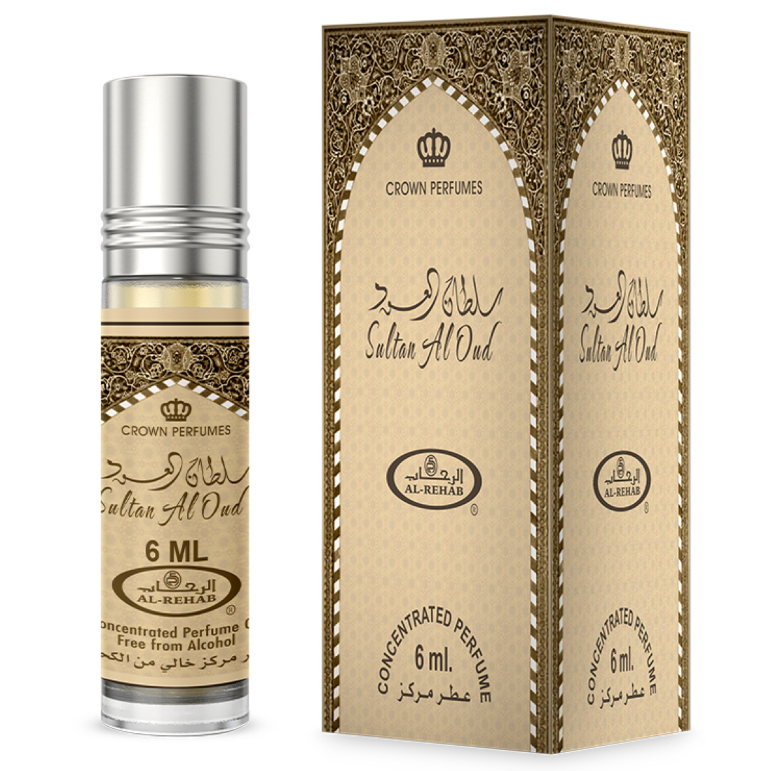Al-Rehab Sultan Al Oud Concentrated Perfume Oil for Men