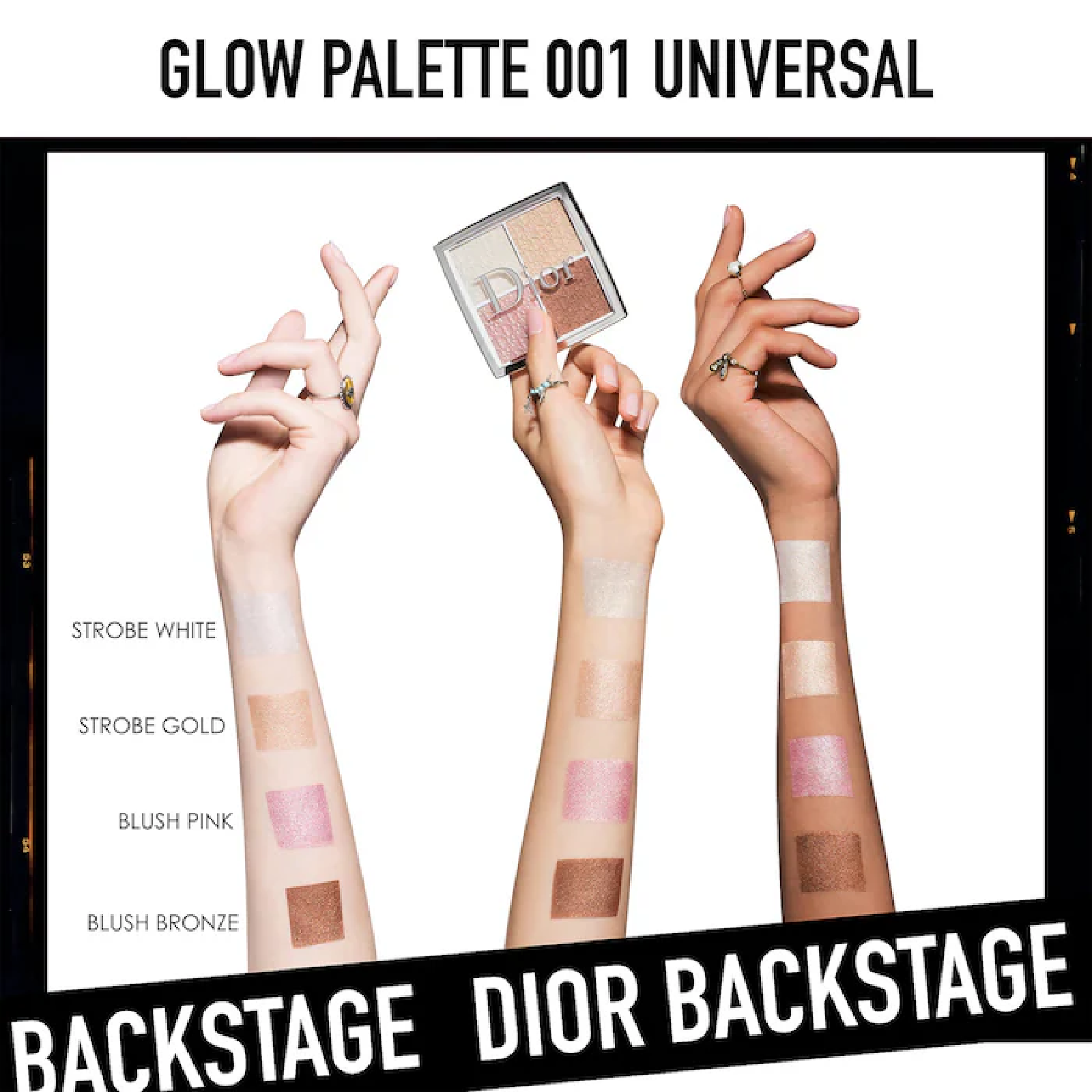 Dior Backstage Glow Face Palette Highlight and Blush