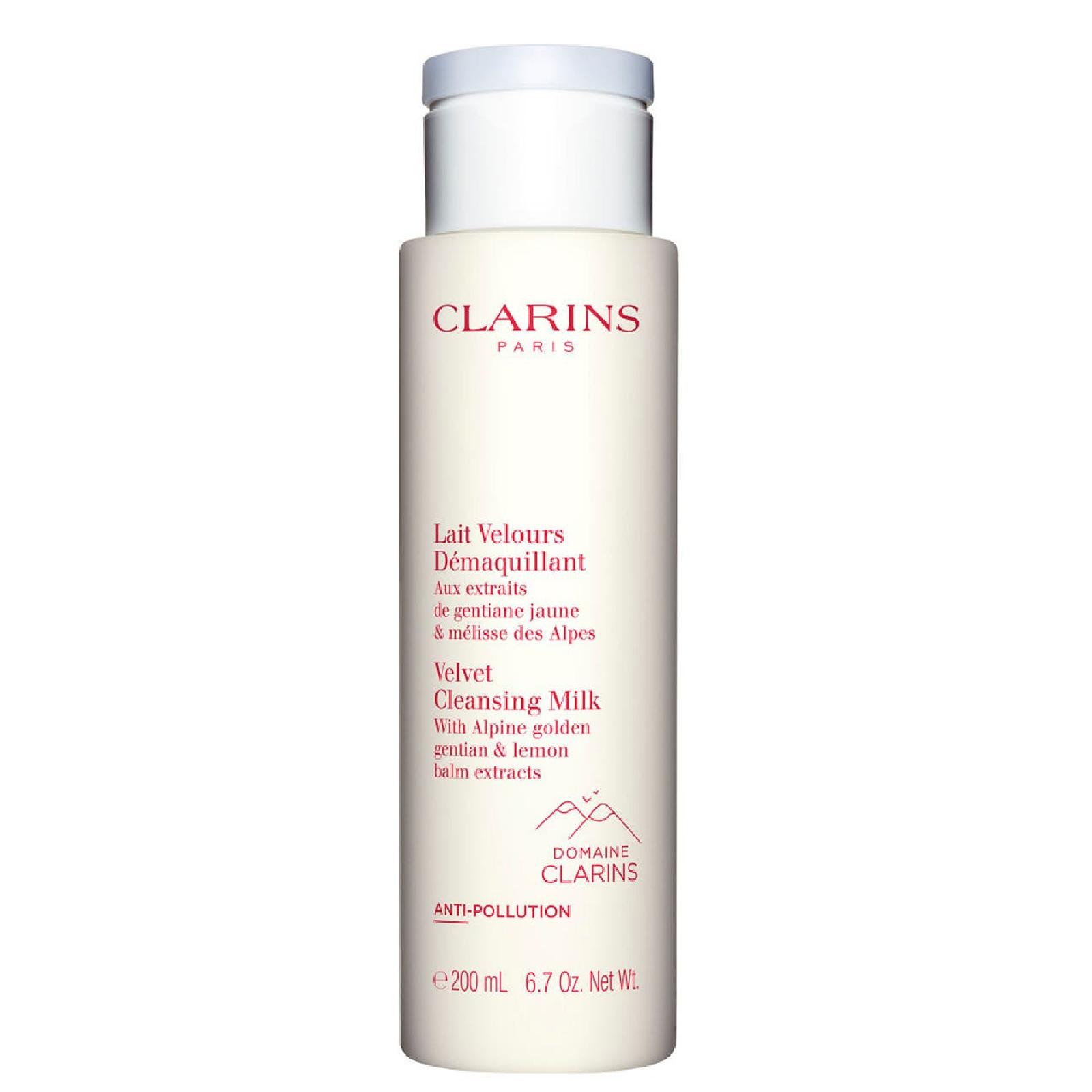 Clarins Velvet Cleansing Milk With Alpine Golden Gentian & Lemon Balm for Women