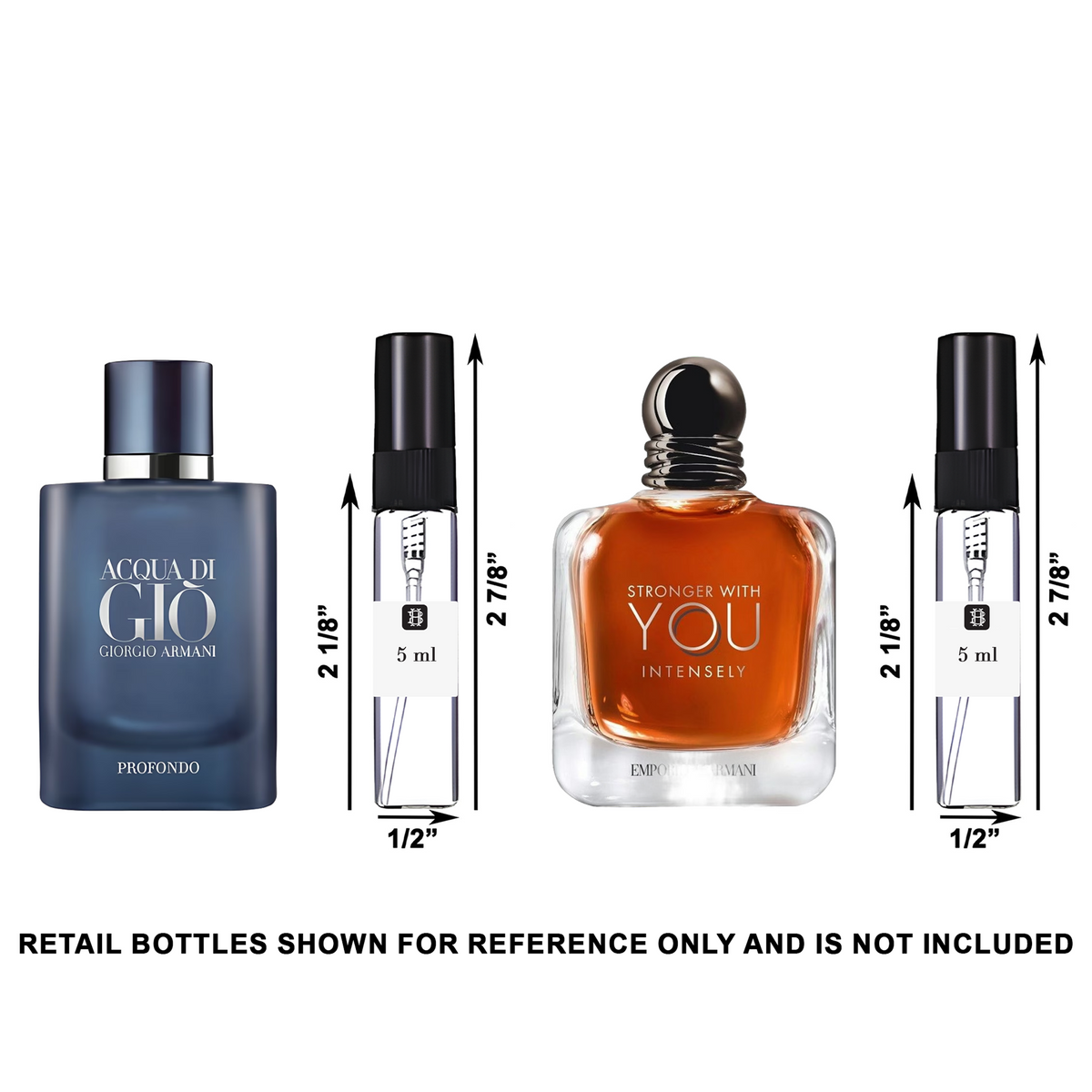 Giorgio Armani Decant Bundle: Fresh & Sweet Scents