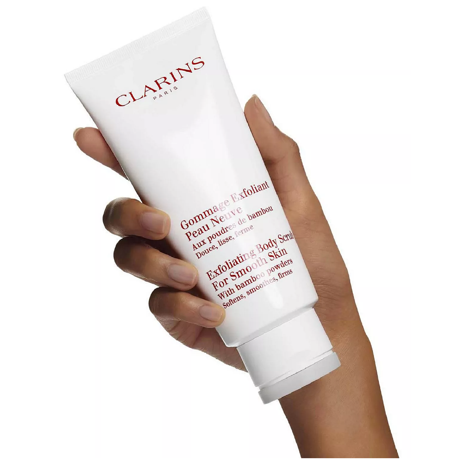 Clarins Exfoliating Body Scrub for Smooth Skin With Bamboo Powder