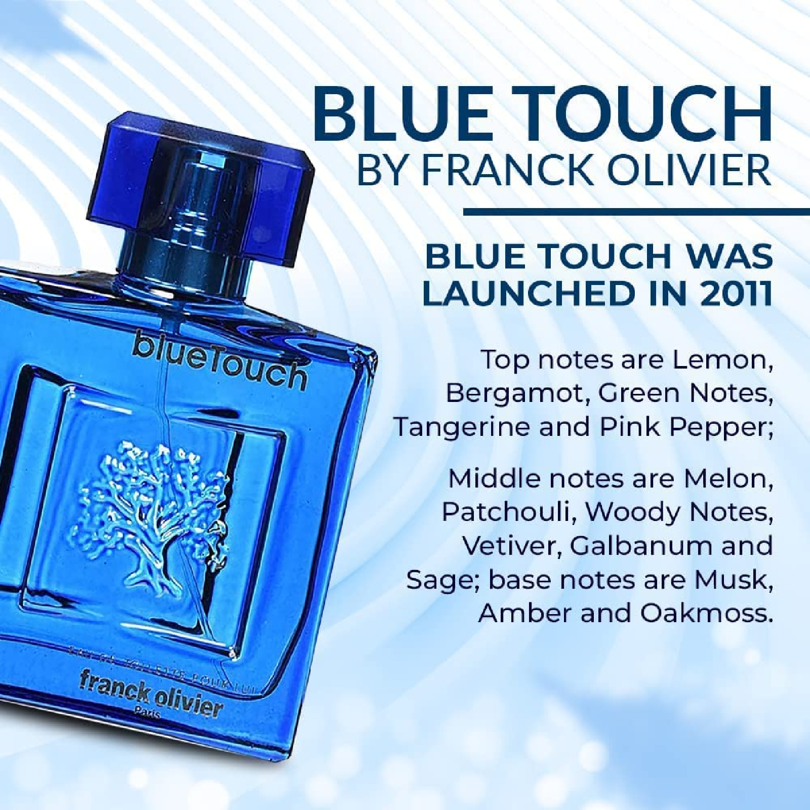 Franck Olivier Blue Touch Eau de Toilette for Men