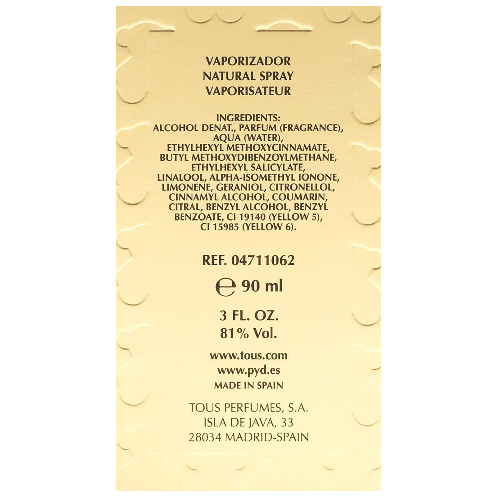 Tous Gold Eau de Parfum for Women