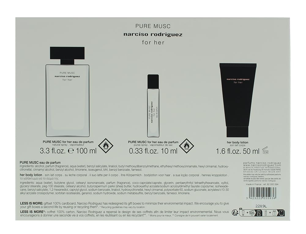 Narciso Rodriguez Pure Musc Gift Set for Women