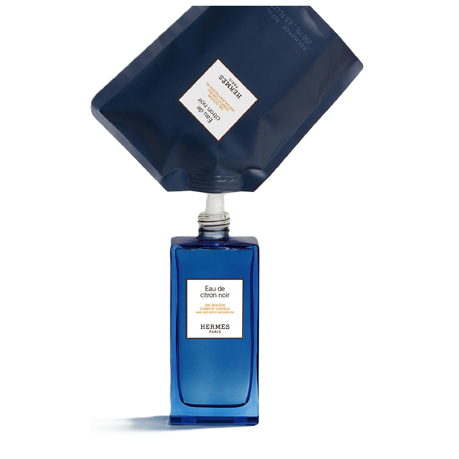 Hermes Eau De Citron Noir Hair & Body Refillable Shower Gel
