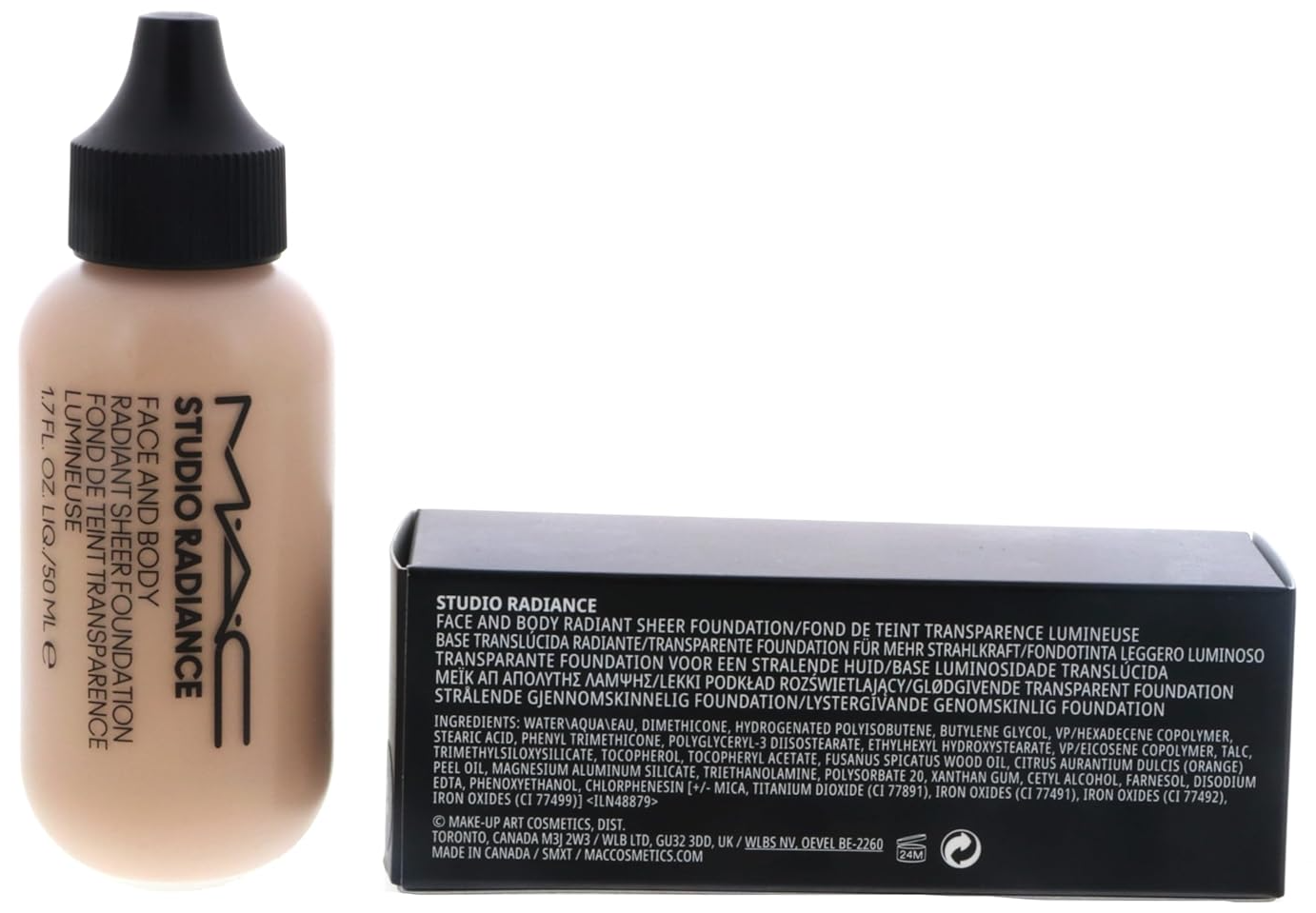 Mac Studio Radiance Face And Body Radiant Sheer Foundation