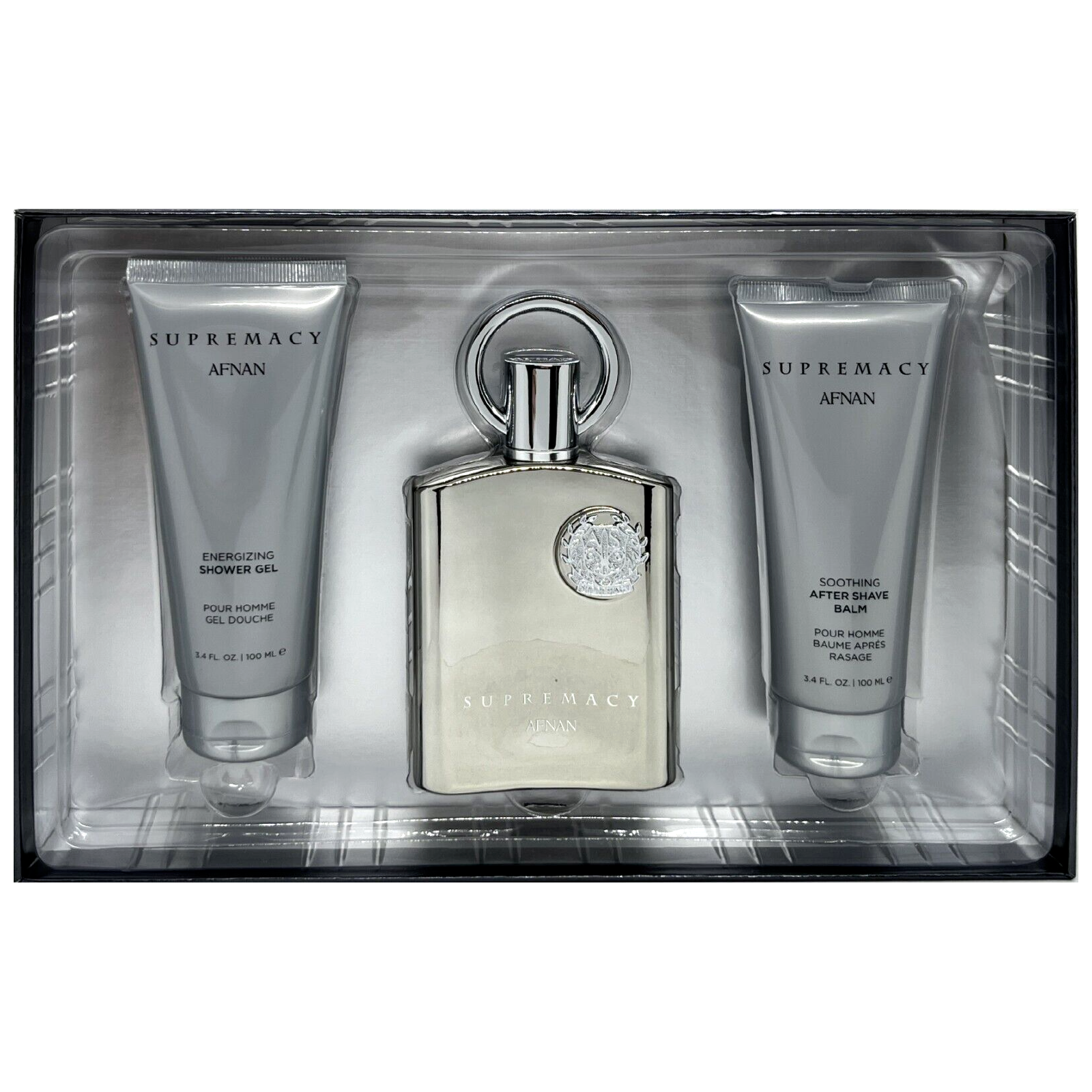 Afnan Supremacy Silver Gift Set for Men