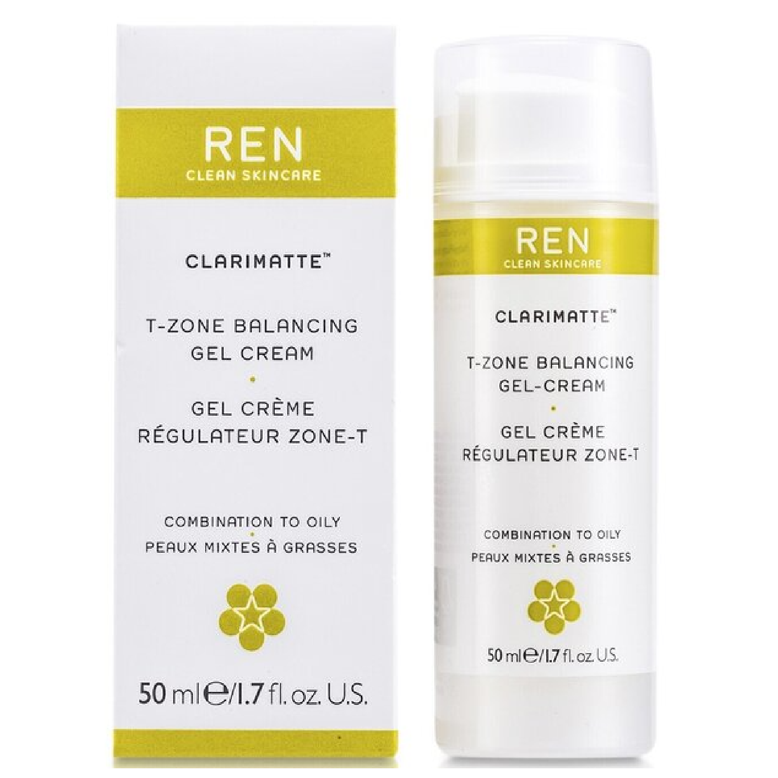 Ren Clarimatte T-Zone Balancing Gel Cream